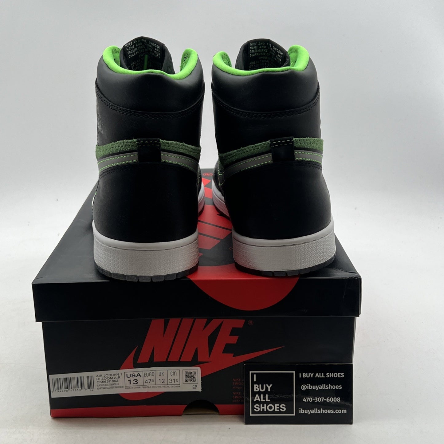 Size 13 - Air Jordan 1 Zoom High Zen Green (CK6637-002)
