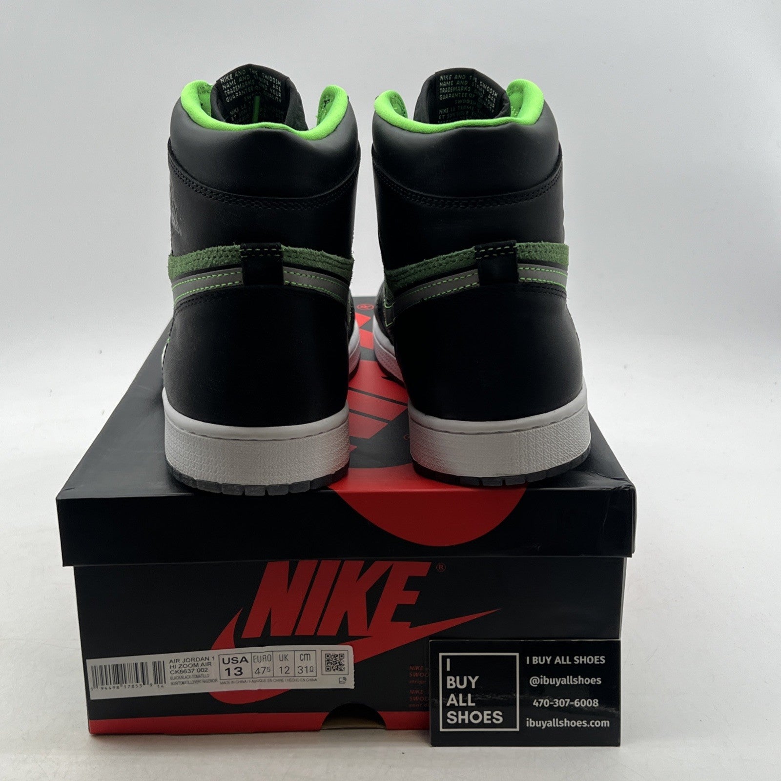 Size 13 - Air Jordan 1 Zoom High Zen Green (CK6637-002)
