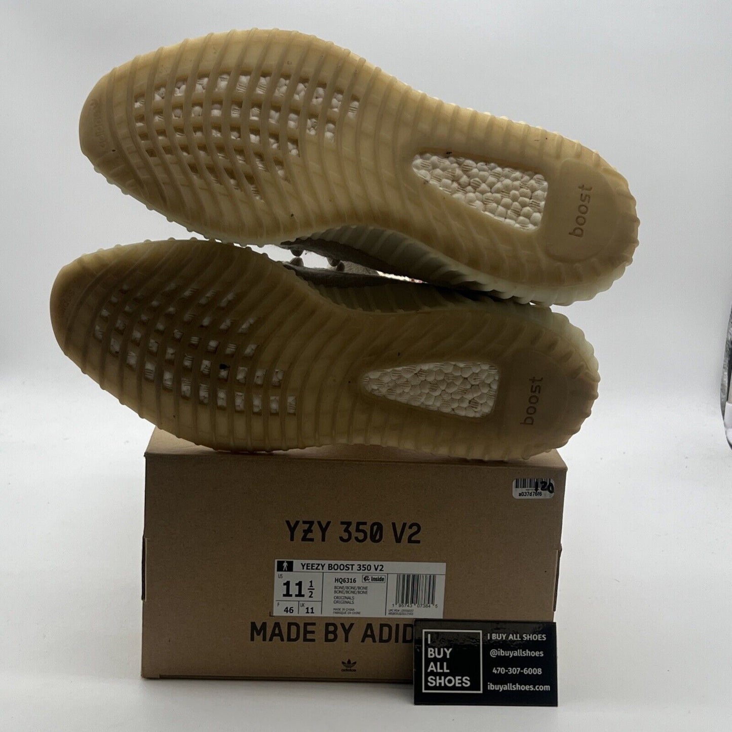 Size 11.5 - Adidas Yeezy Boost 350 V2 Low Bone (HQ6316)