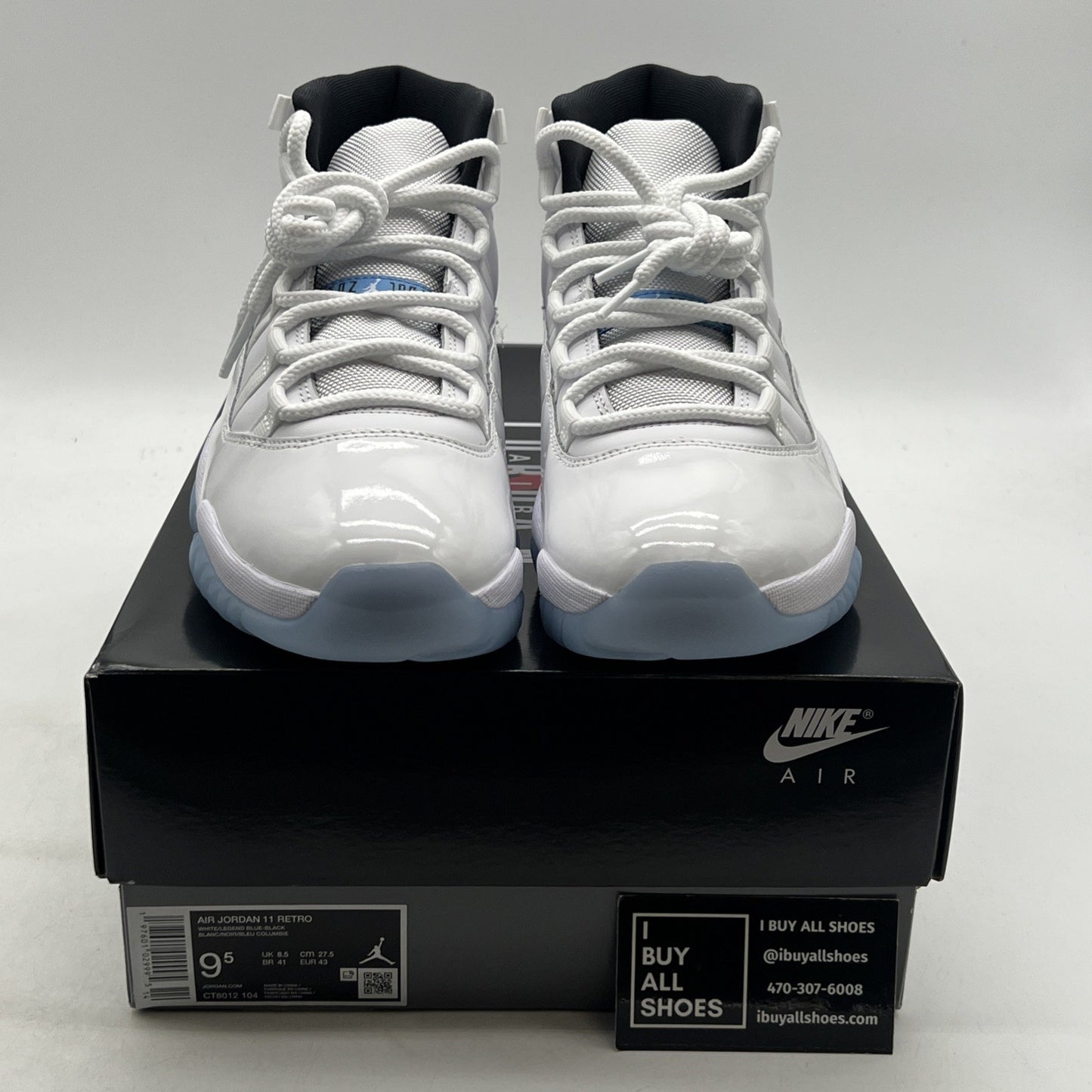 Size 9.5 - Air Jordan 11 Retro 2024 Legend Blue / Columbia (CT8012-104)