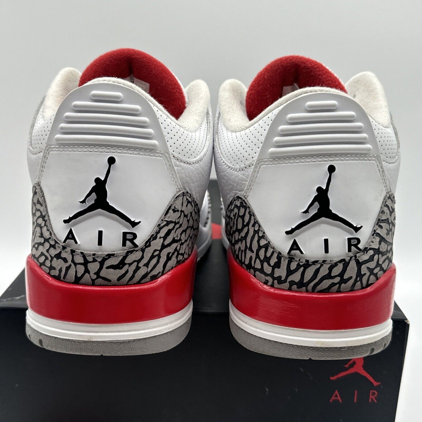 Size 10.5 - Jordan 3 Retro Hall of Fame 2018 Katrina43: Elephant White Tumbled