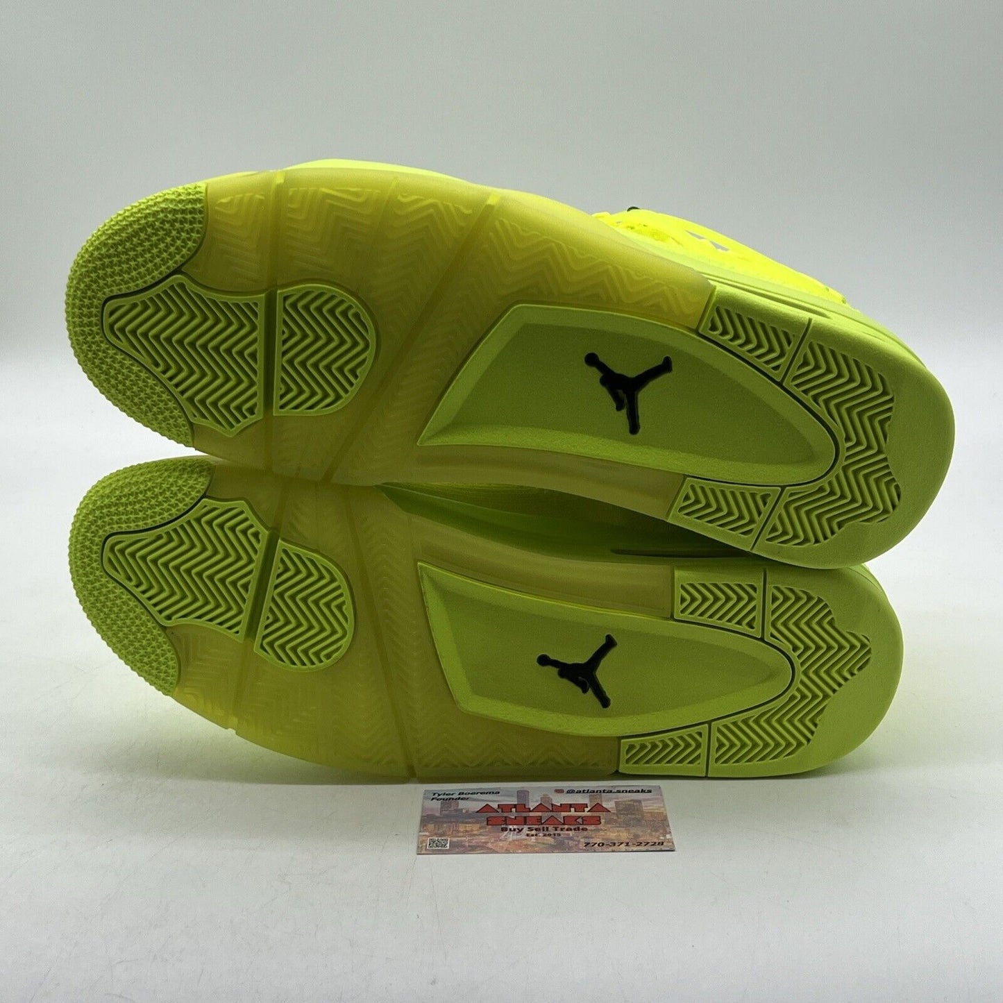 Size 12 - Air Jordan 4 Retro Flyknit Volt (AQ3559-700)