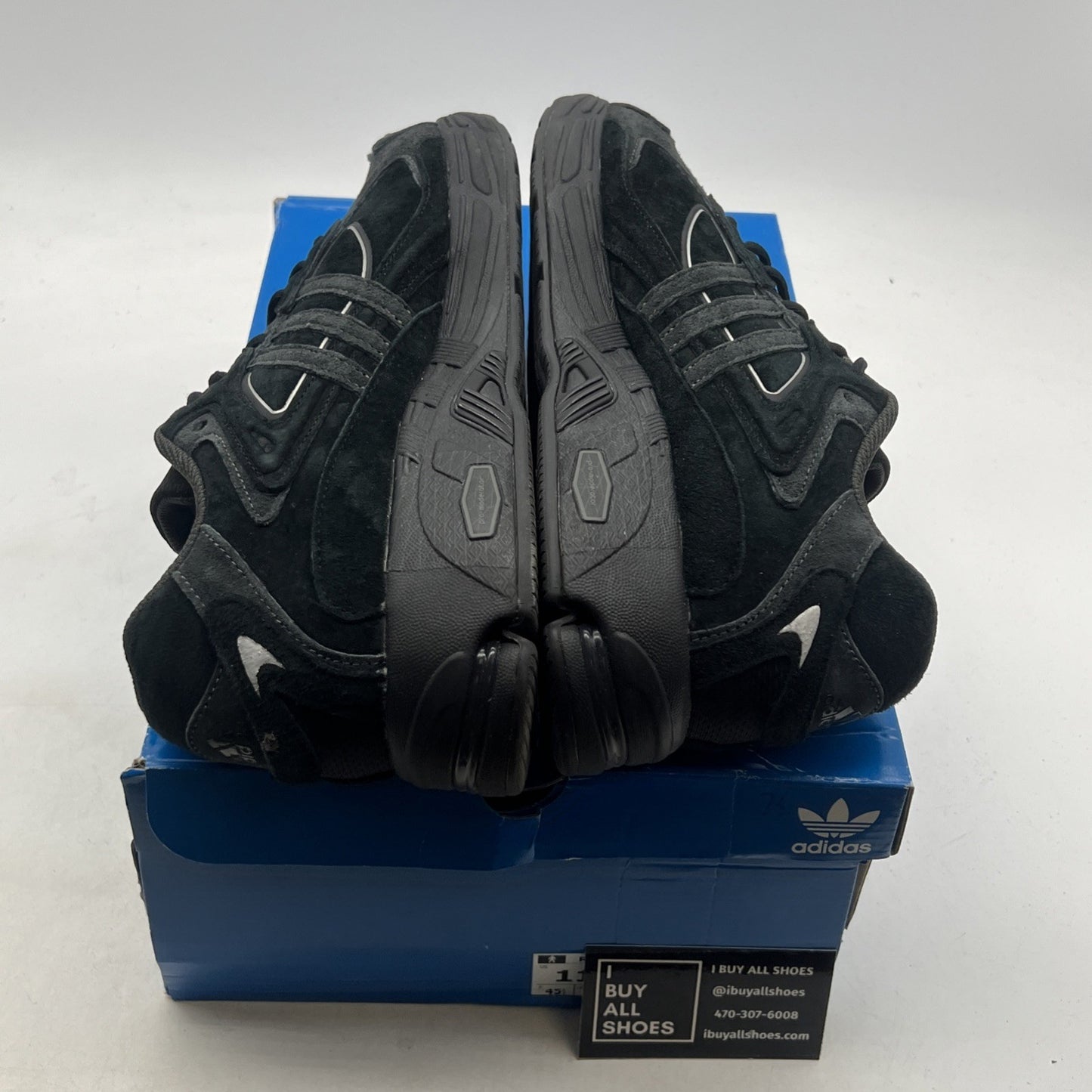Size 11 - Adidas Black/Carbon Grey Suede Rare Retro Response CL - (ID0355)