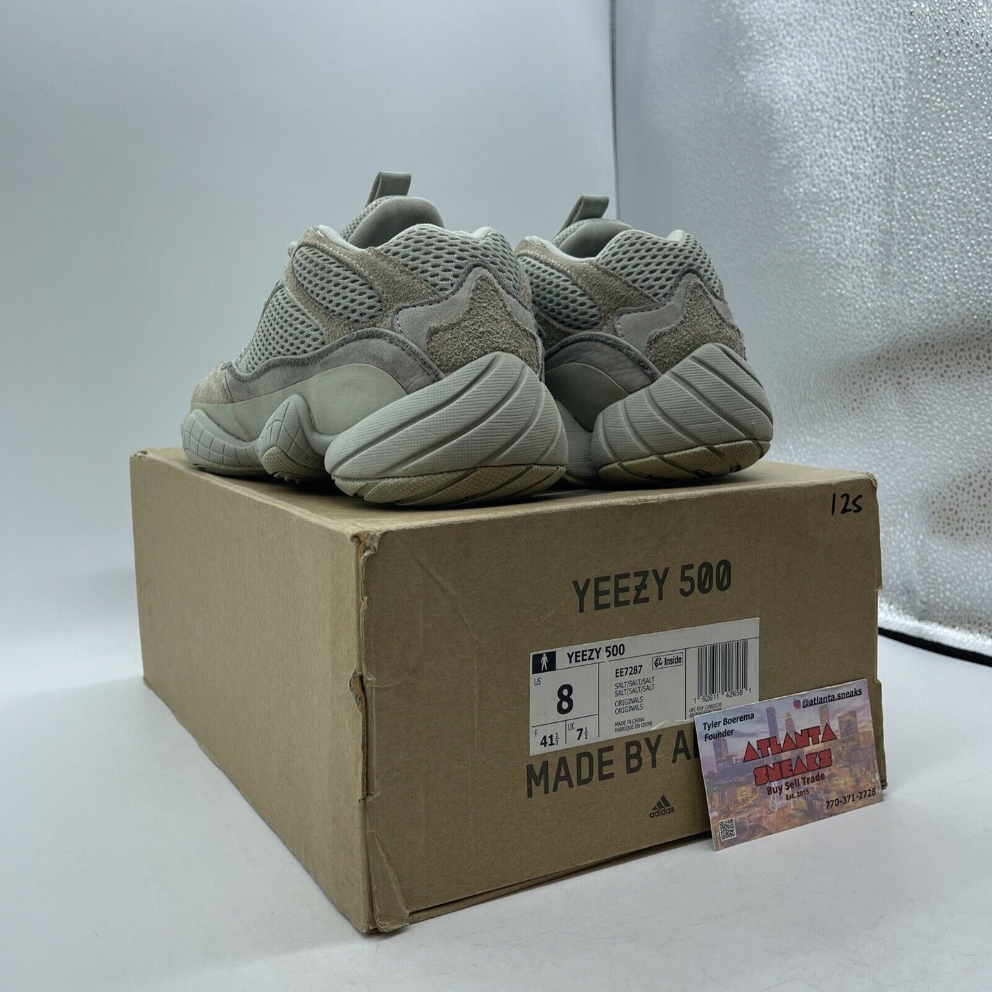 Size 8 - adidas Yeezy 500 Salt Tan Suede (EE7287)