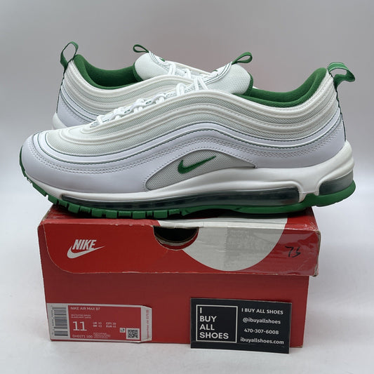 Size 11 - Nike Air Max 97 Pine Green White Suede Leather (DH0271-100)