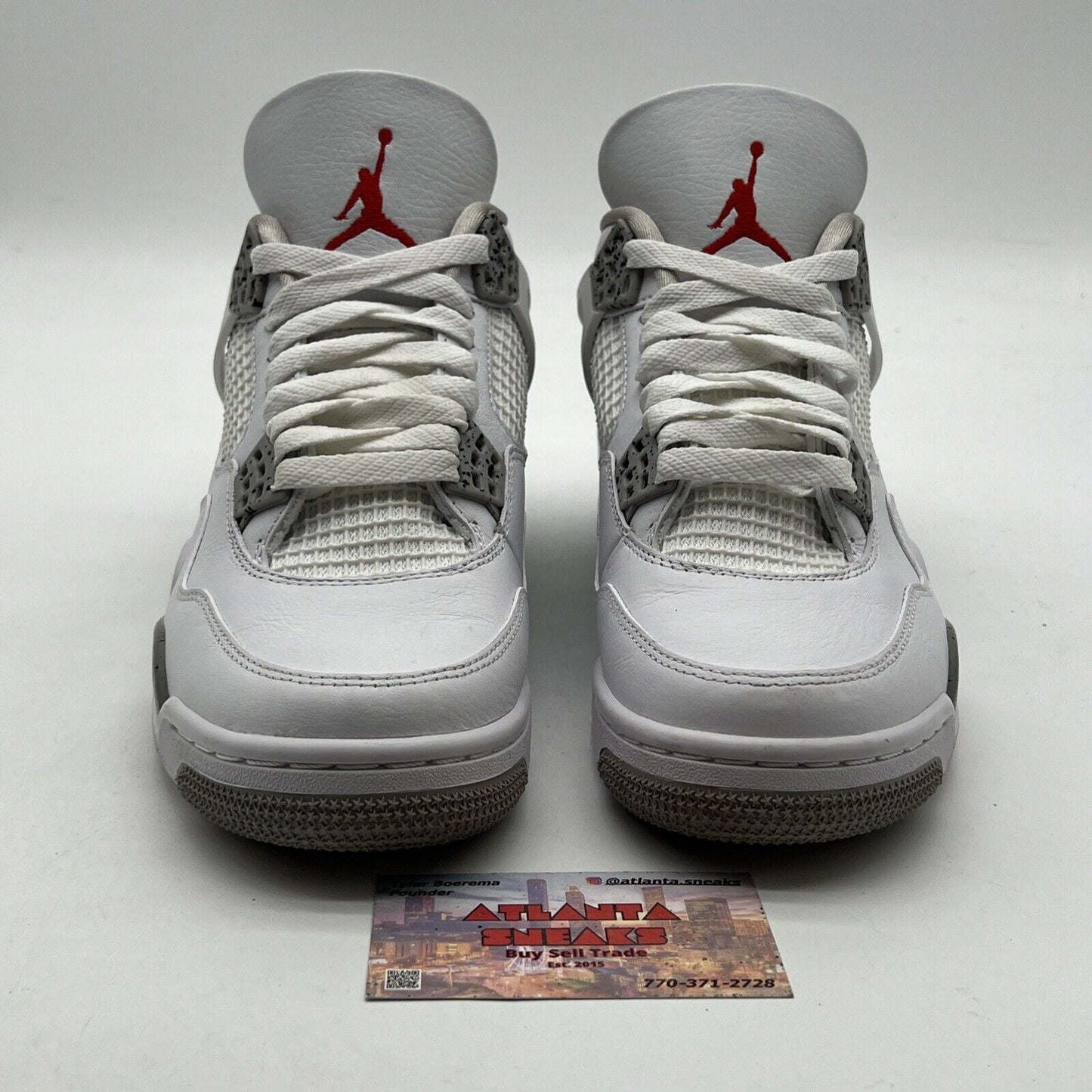 Size 8 - Air Jordan 4 Retro Mid White Oreo (CT8527-100)