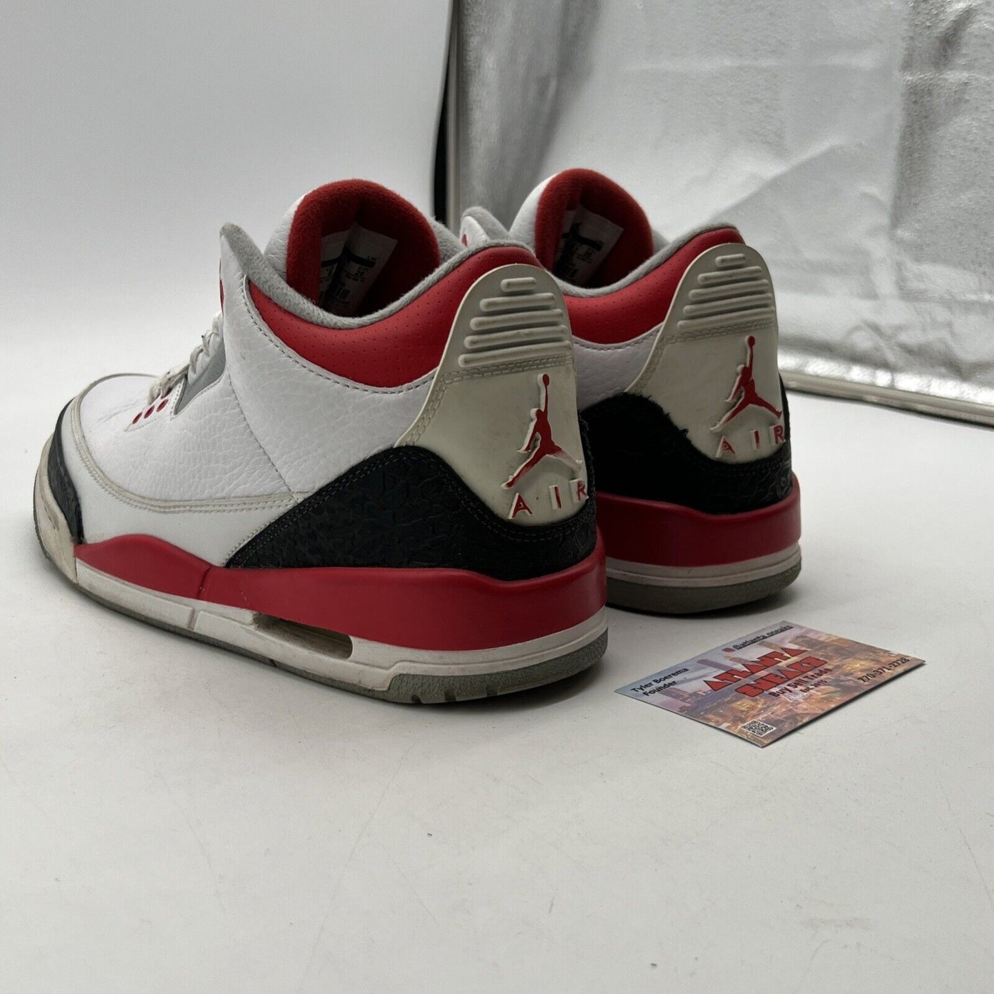 Size 8 - Air Jordan 3 Retro 2013 Fire Red (136064-129)