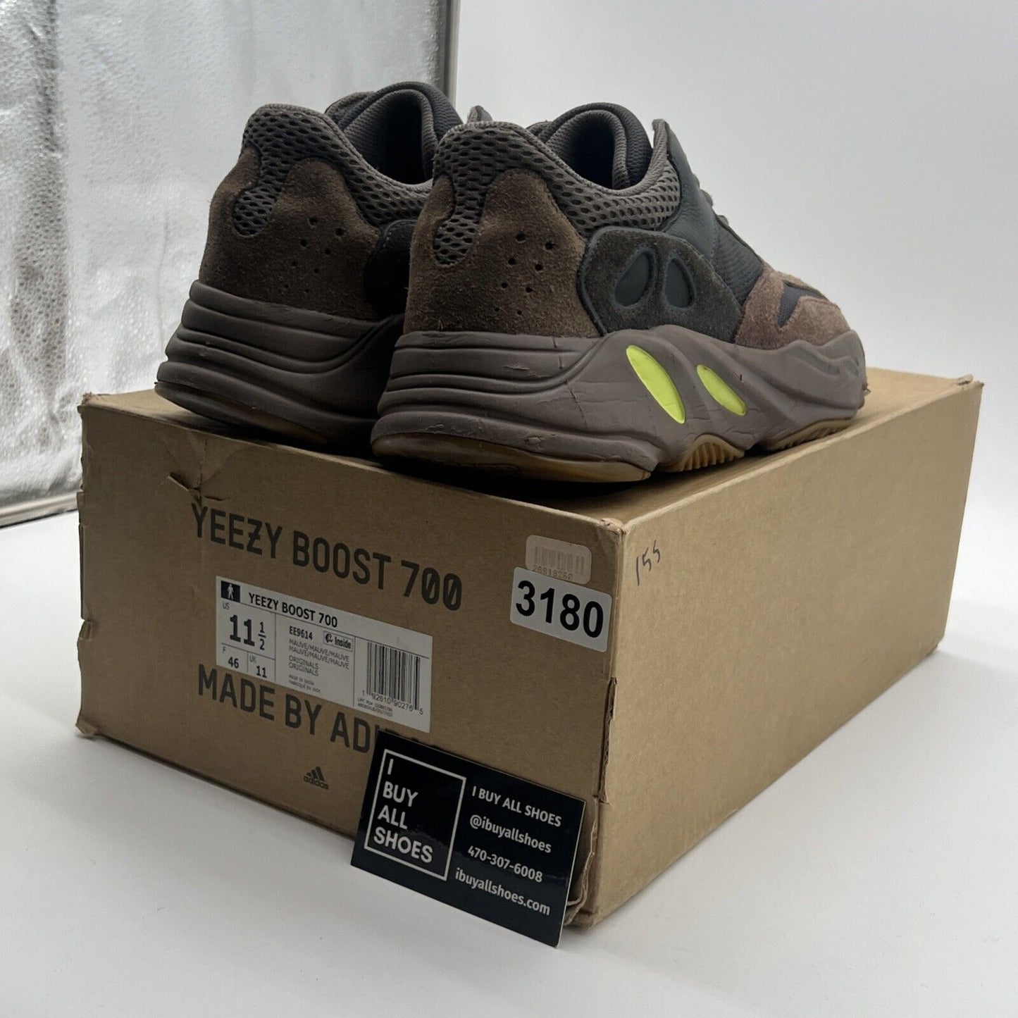 Size 11.5 - Adidas Yeezy Boost 700 V1 Mauve (EE9614)