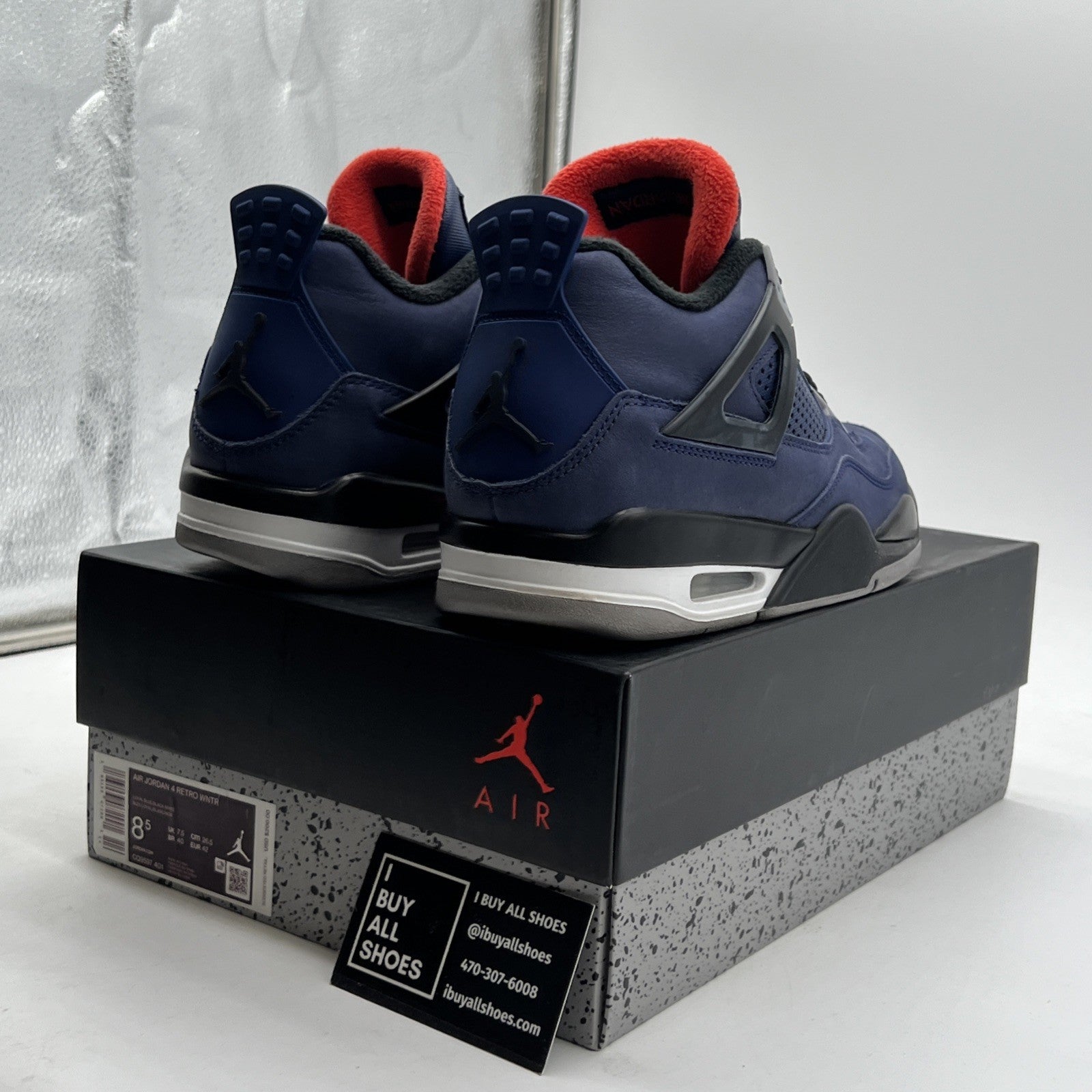 Size 8.5 - Air Jordan 4 Winter Loyal Blue 2019 (CQ9597-401)