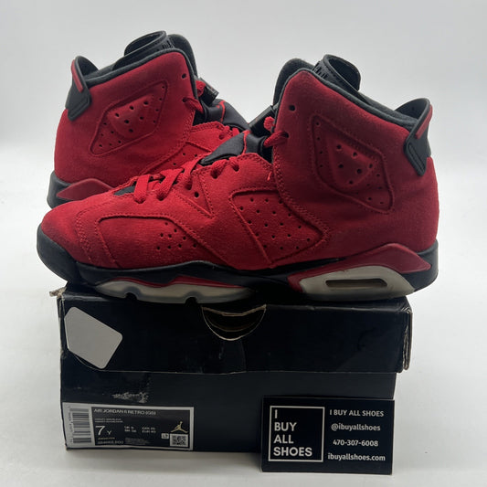 Size 7Y - Air Jordan 6 Retro Toro Bravo (384665-600)