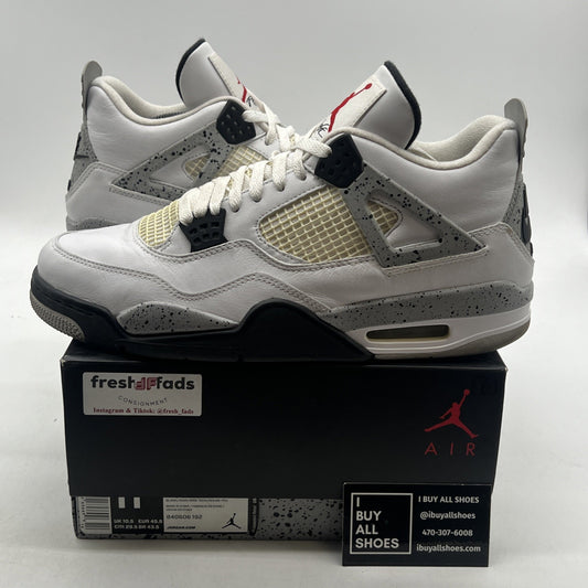 Size 11.5 - Air Jordan 4 Retro OG Mid White Cement (840606-192)