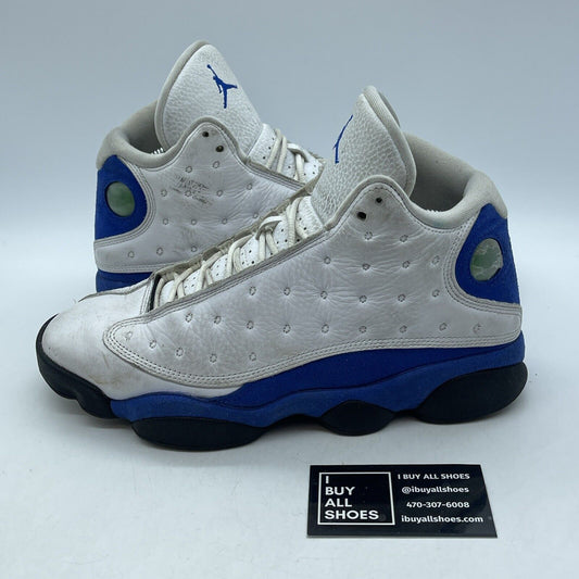Size 9 - Air Jordan 13 Retro Hyper Royal White Black Blue Suede (414571-117)