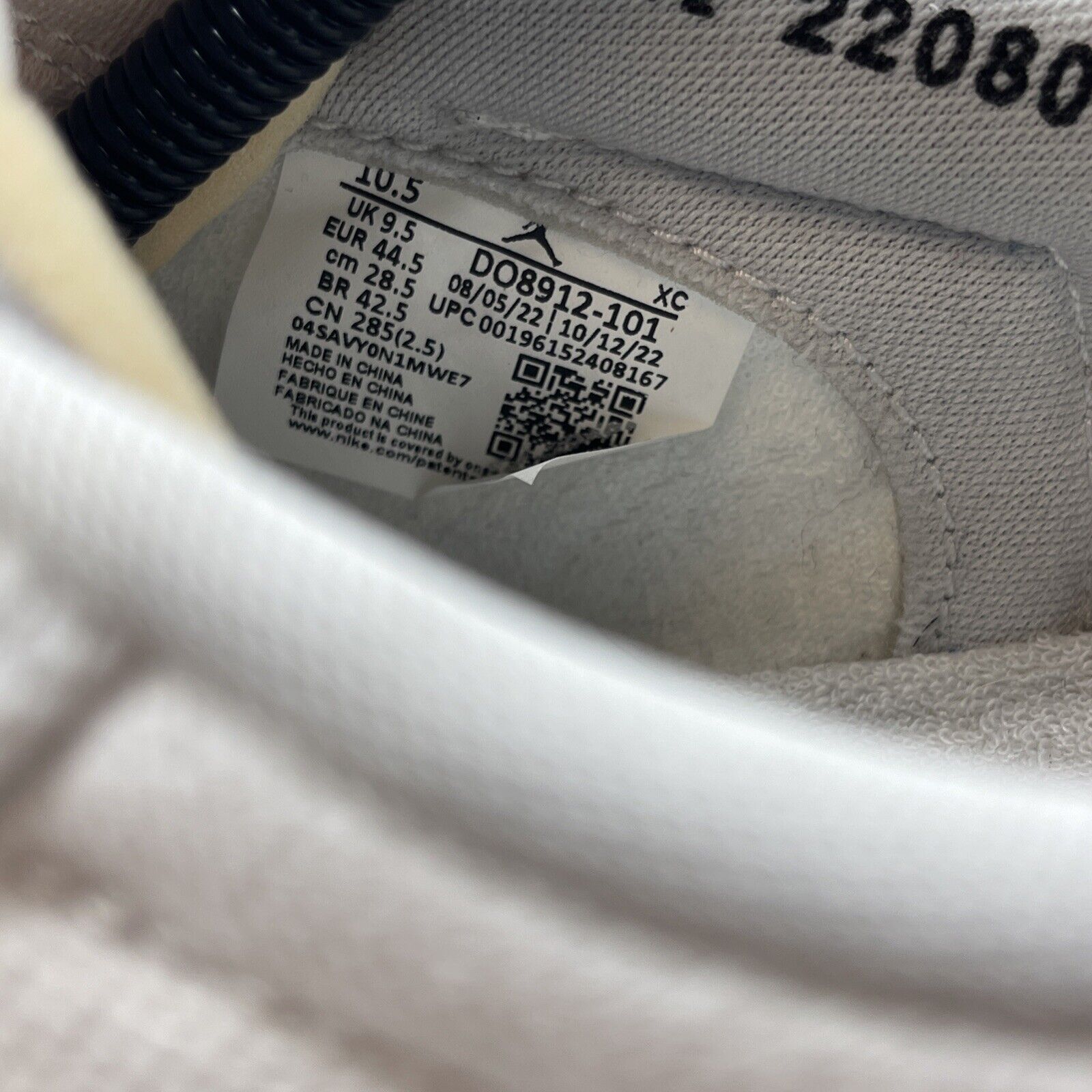 Size 10.5 - Jordan 1 KO x Union LA Low White Neutral Grey Suede (DO8912-101)