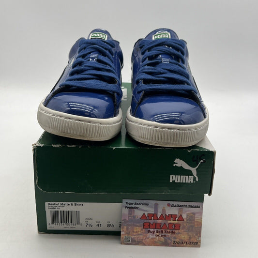 Size 8.5 - PUMA Basket Matte & Shine - Limoges (357892-03)