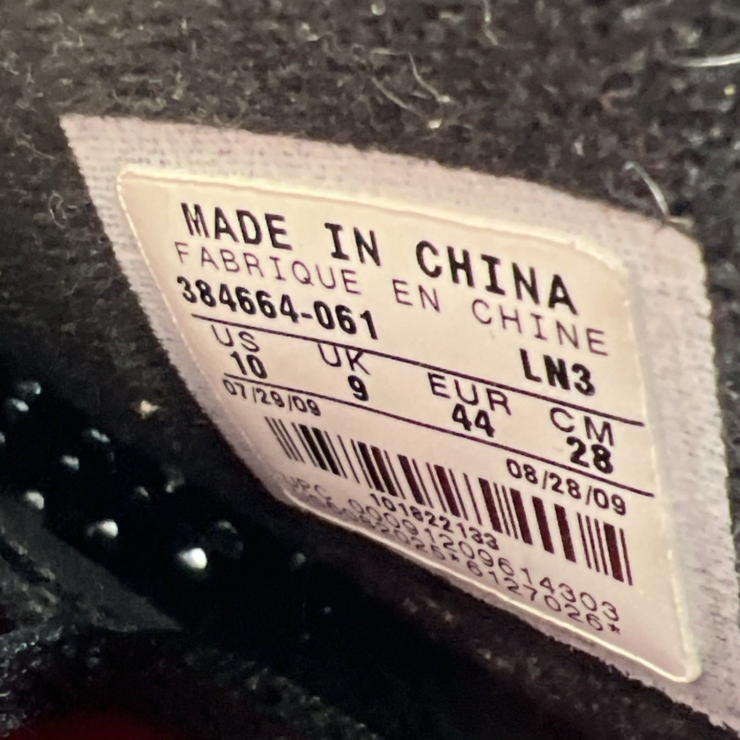 Size 10 - Air Jordan 6 Retro 2010 Varsity Red (384664-061)