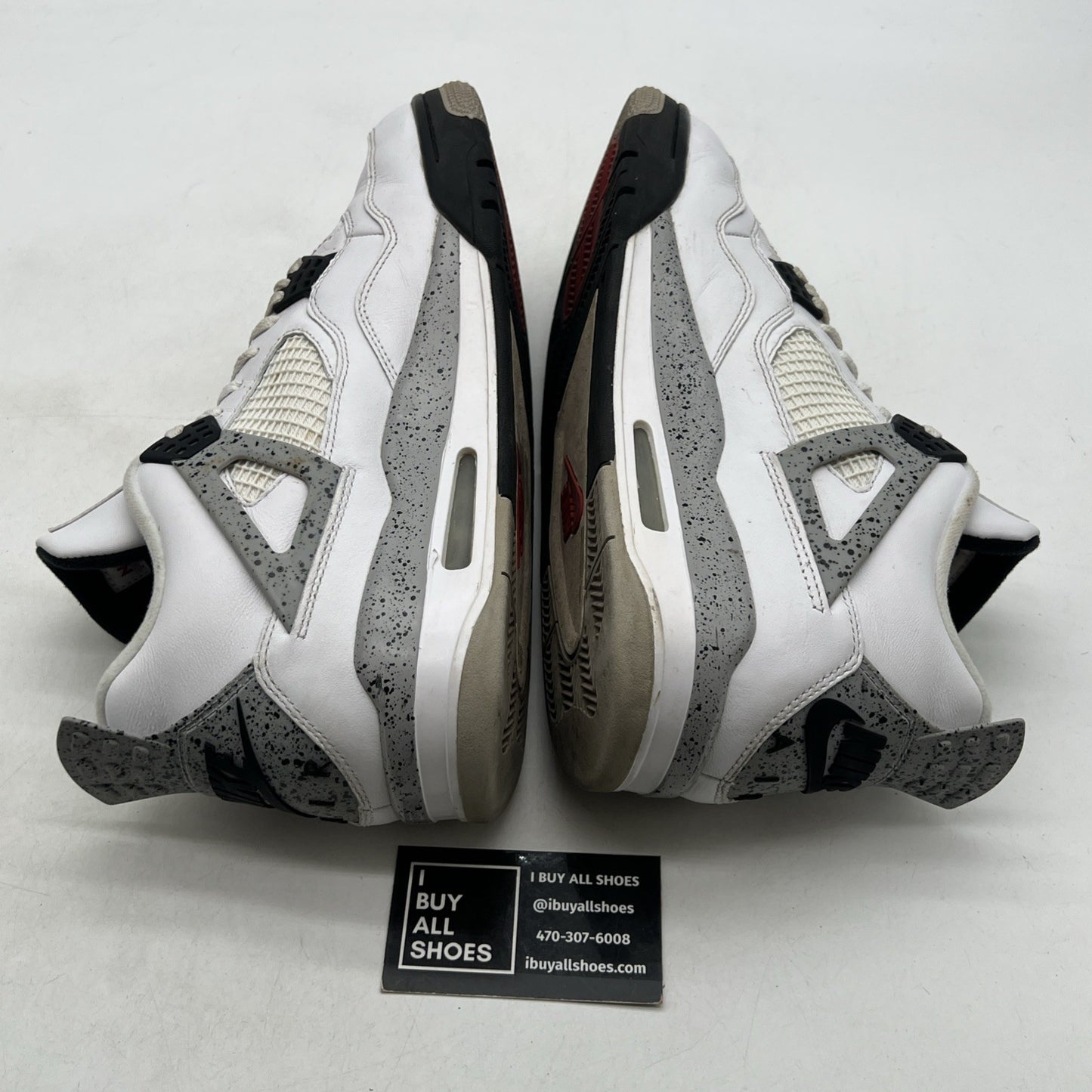 Size 12 - Air Jordan 4 Retro OG Mid White Cement (840606-192)
