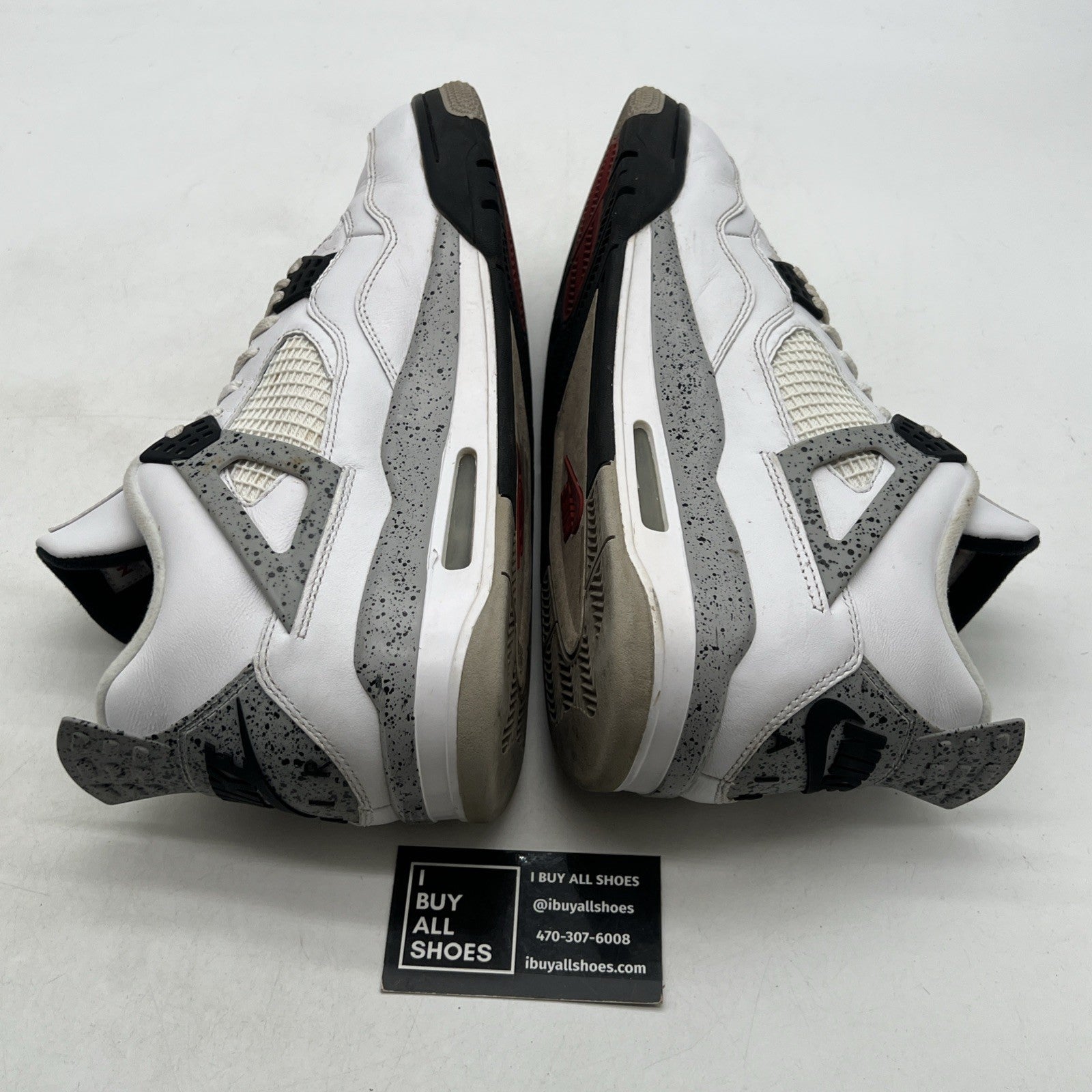 Size 12 - Air Jordan 4 Retro OG Mid White Cement (840606-192)