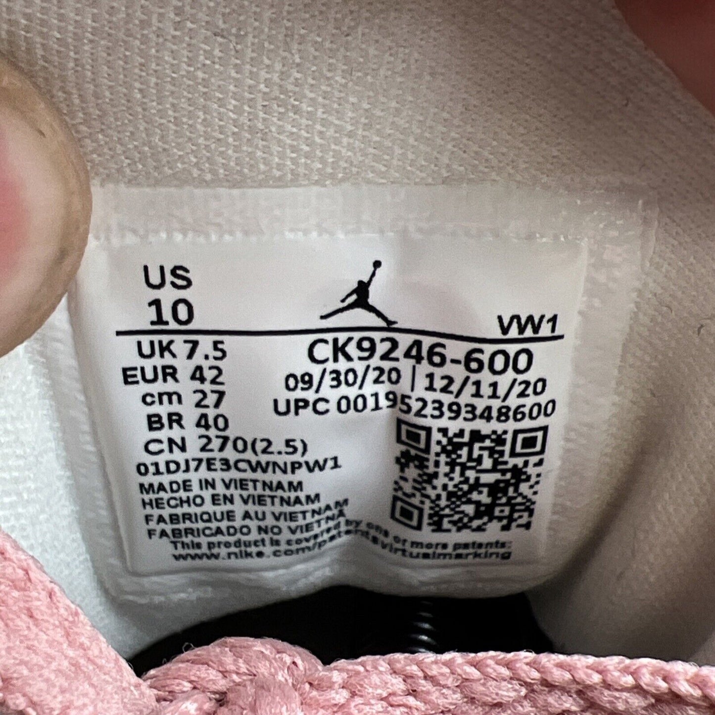 Size 10 - Air Jordan 3 Retro Rust Pink W (CK9246-600)