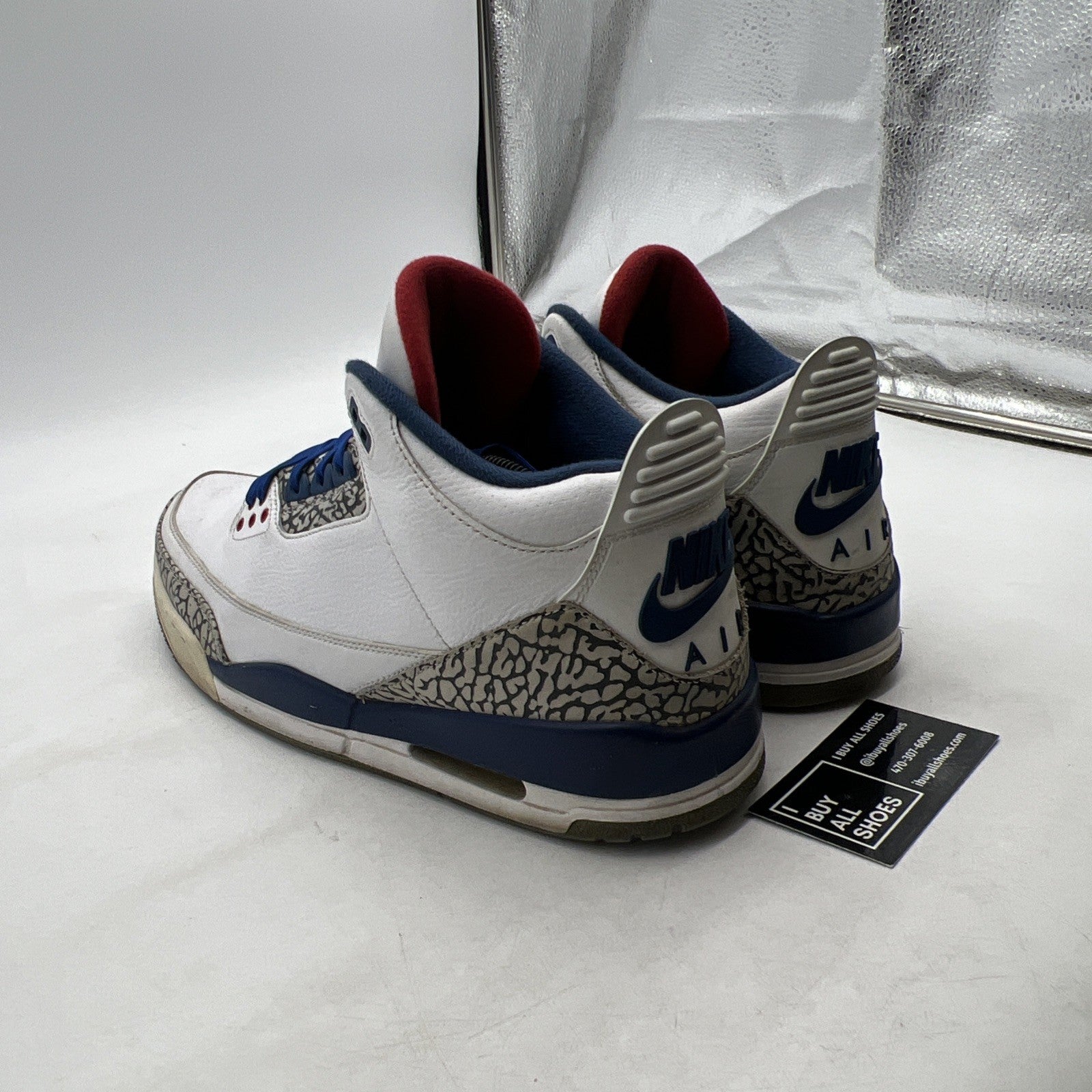 Size 12 - Air Jordan 3 Retro OG Mid True Blue (854262-106)