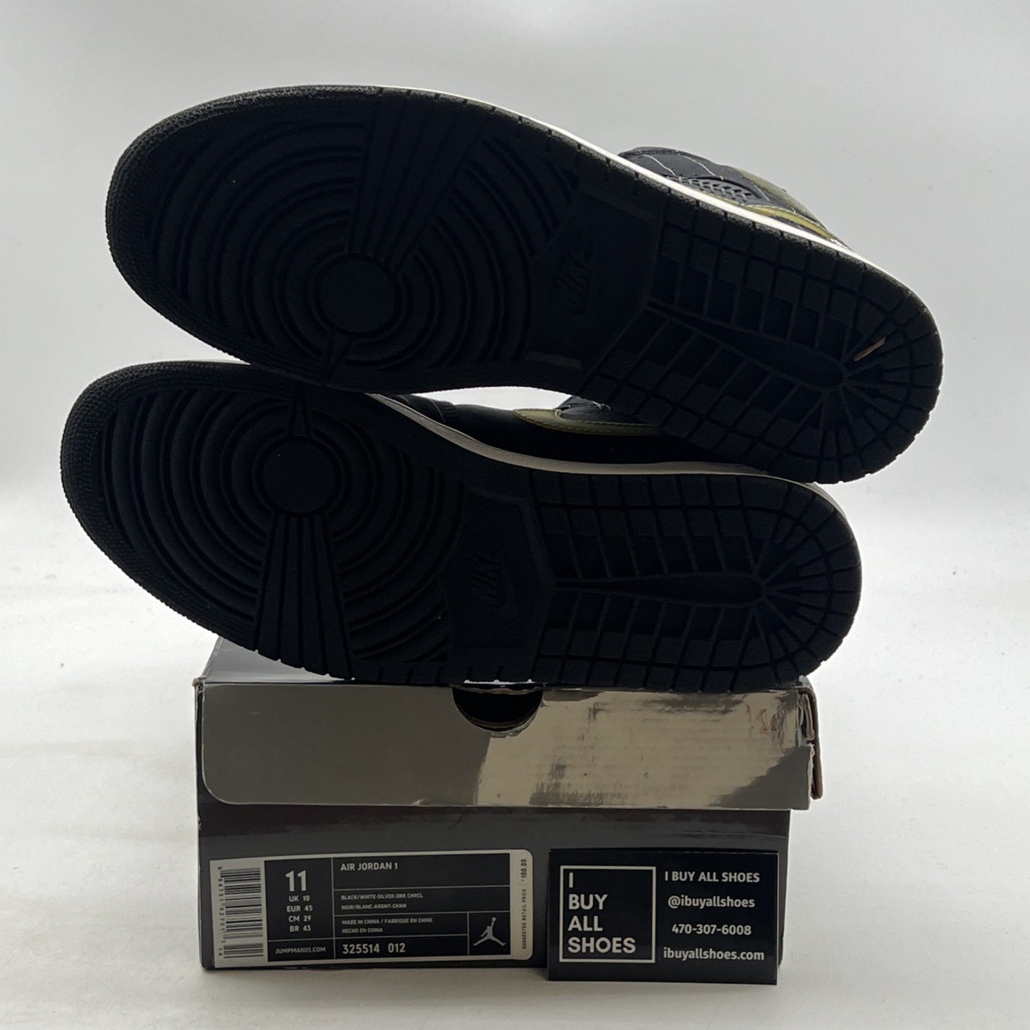 Size 11 - Air Jordan 1 Retro Barons - Away (325514-012)