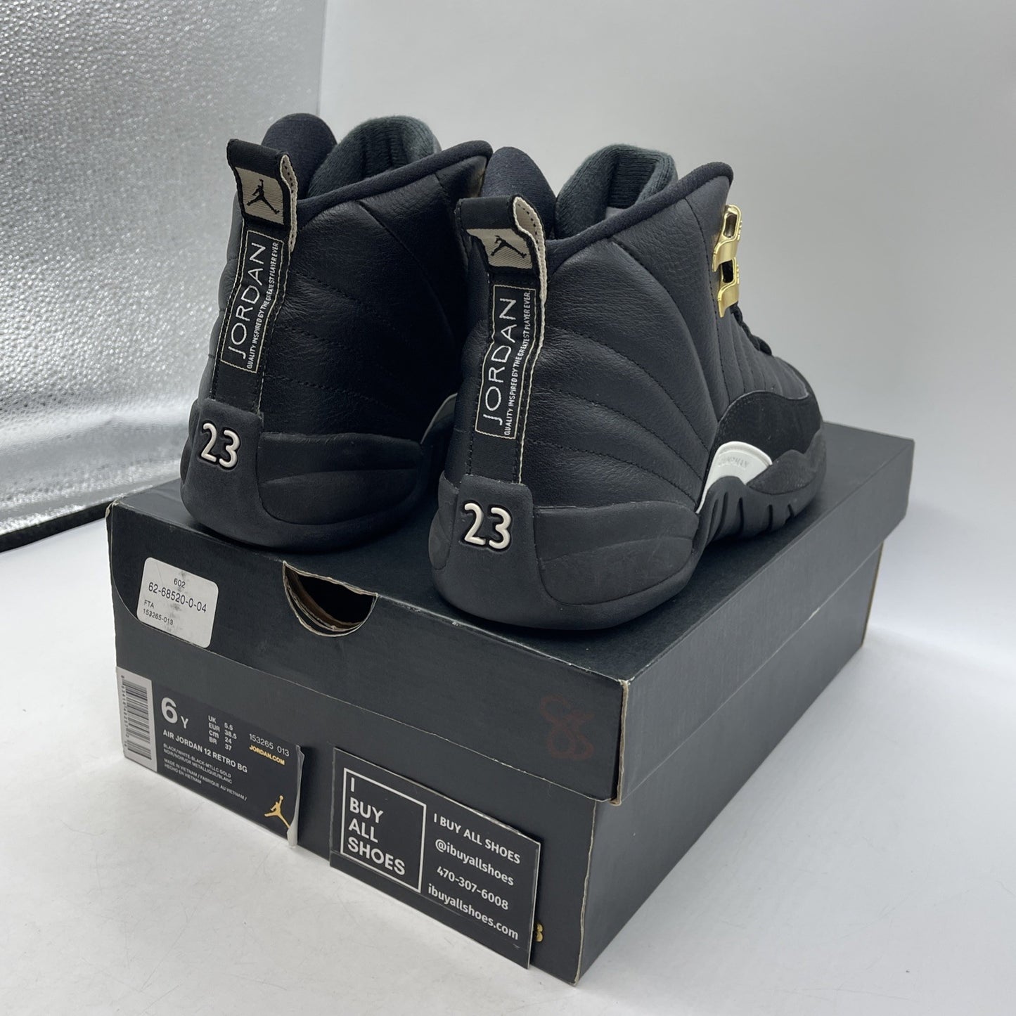 Size 6Y - Air Jordan 12 Retro The Master (153265-013)