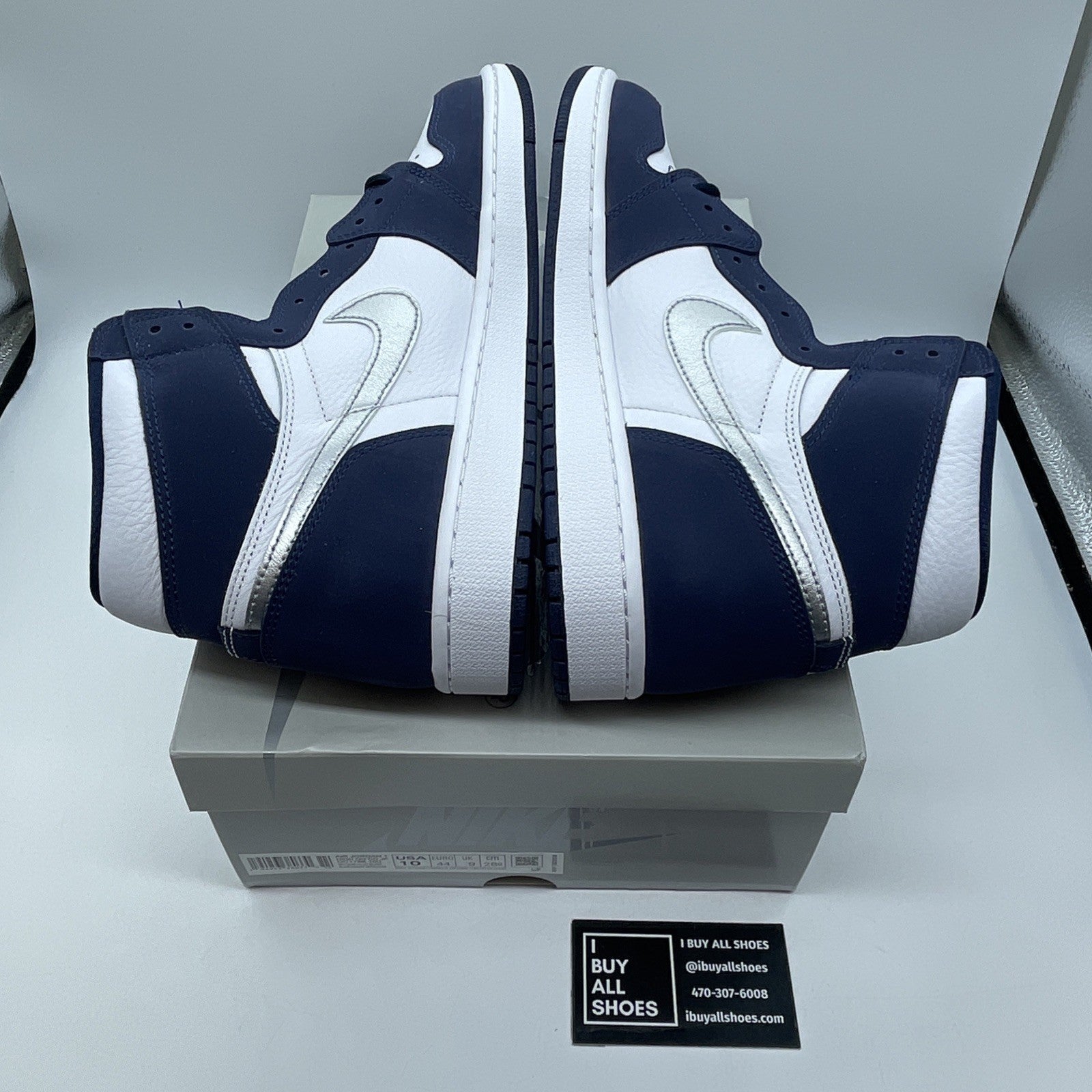 Size 10 - Jordan 1 Retro High CO.JP Midnight Navy Suede Leather (DC1788-100)