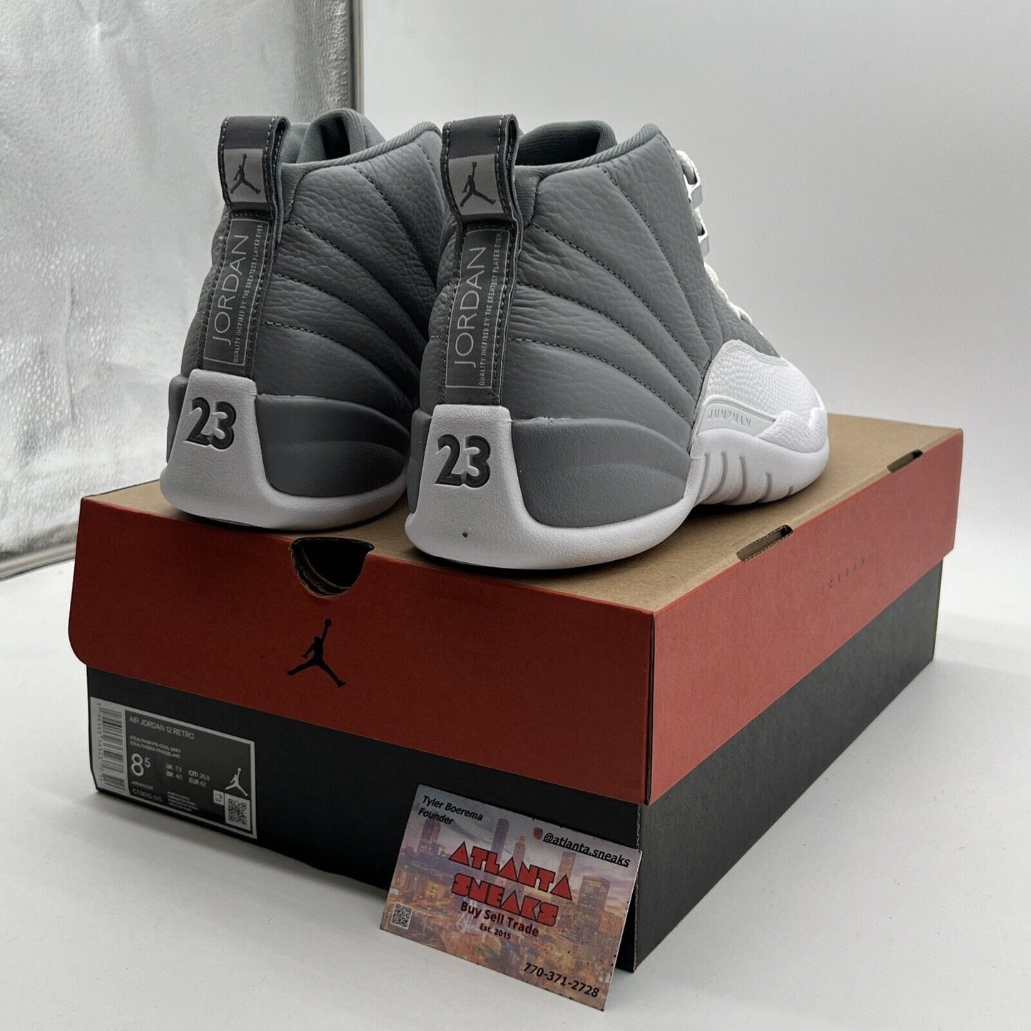 Size 8.5 - Air Jordan 12 Stealth 2022 (CT8013-015)