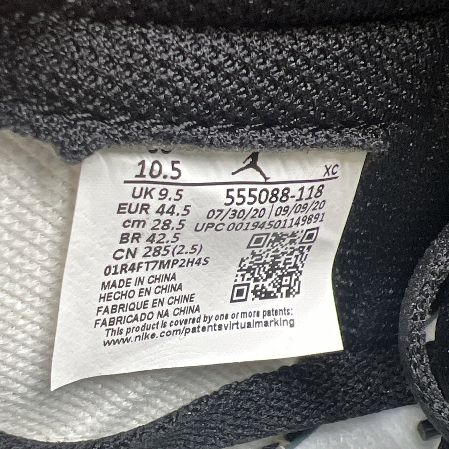 Size 10.5 - Air Jordan 1 Retro High OG Volt (555088-118)