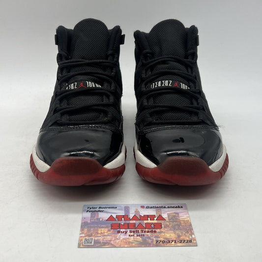 Size 4Y - Jordan 11 Retro Bred 2012 White Red Black (378038-010)
