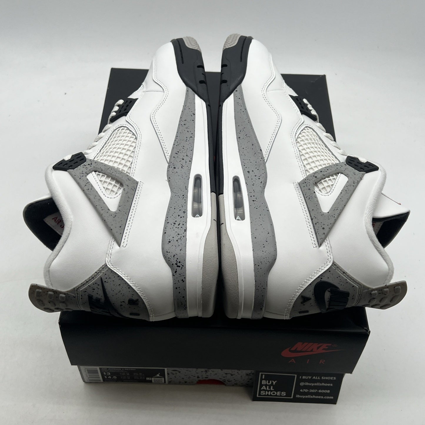 Size 13 - Air Jordan 4 Retro OG 2025 White Cement (FV5029-100)