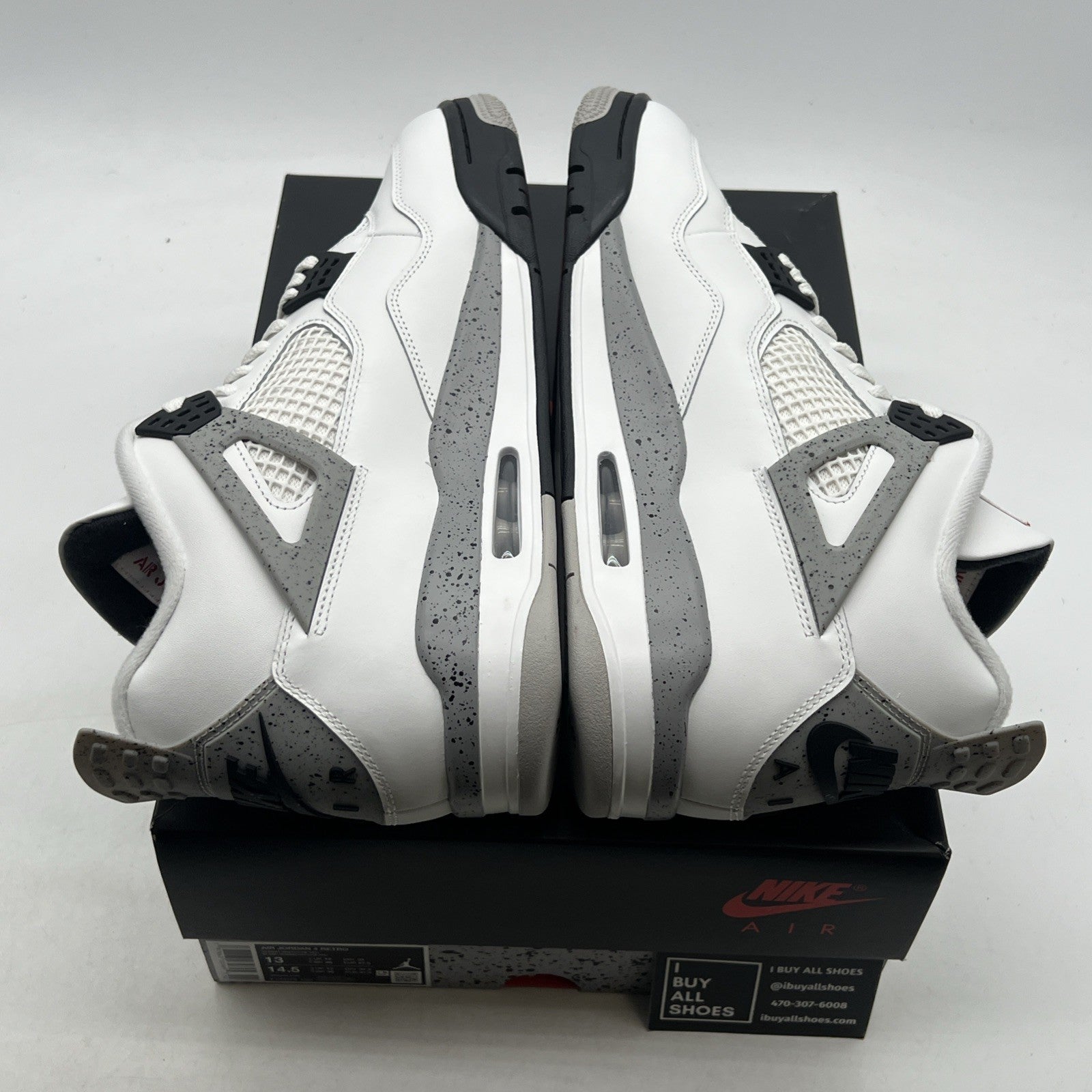 Size 13 - Air Jordan 4 Retro OG 2025 White Cement (FV5029-100)