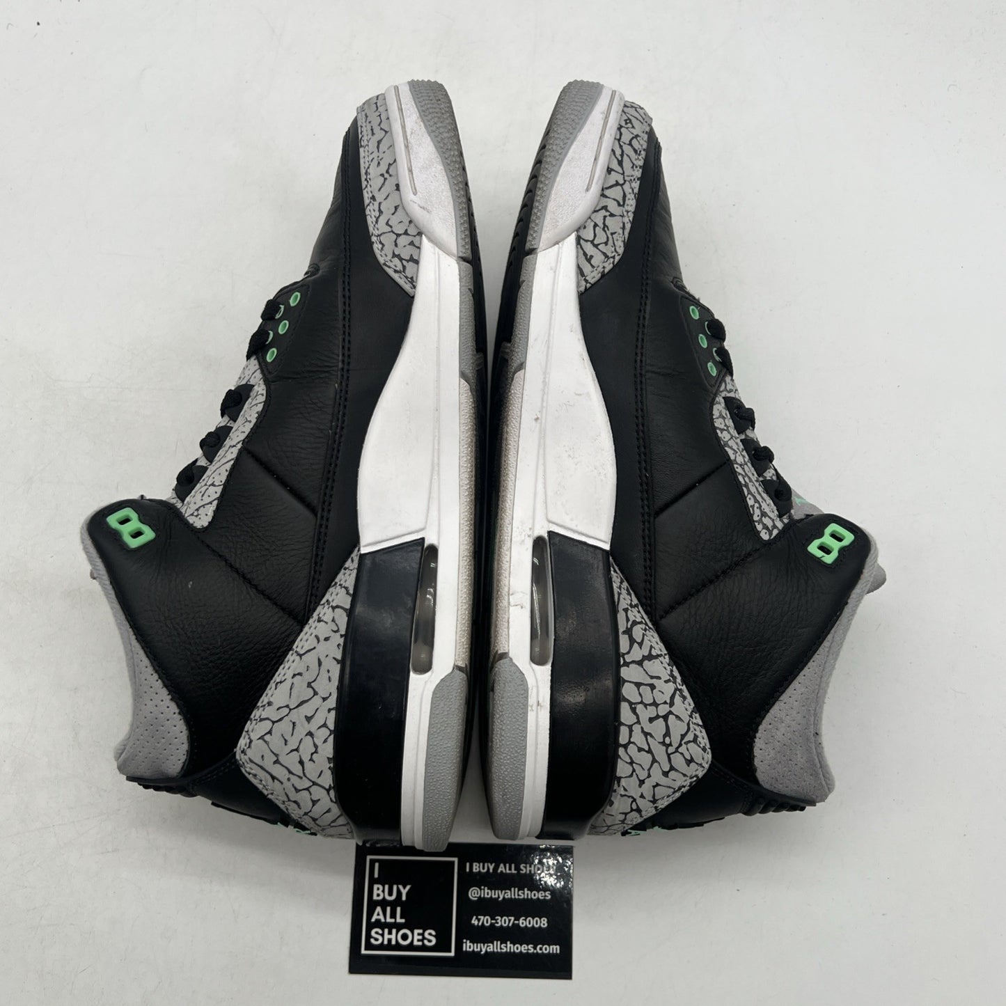 Size 10 - Air Jordan 3 Retro Green Glow (CT8532-031)