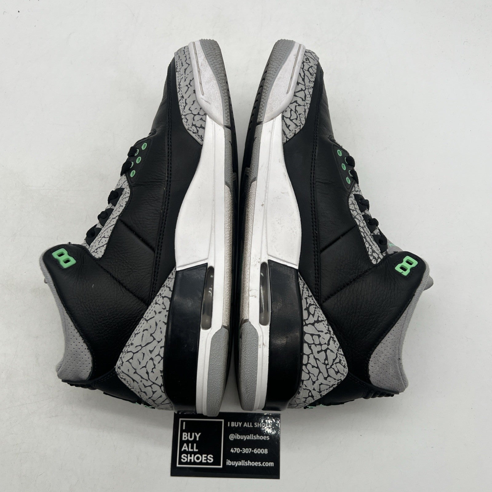 Size 10 - Air Jordan 3 Retro Green Glow (CT8532-031)