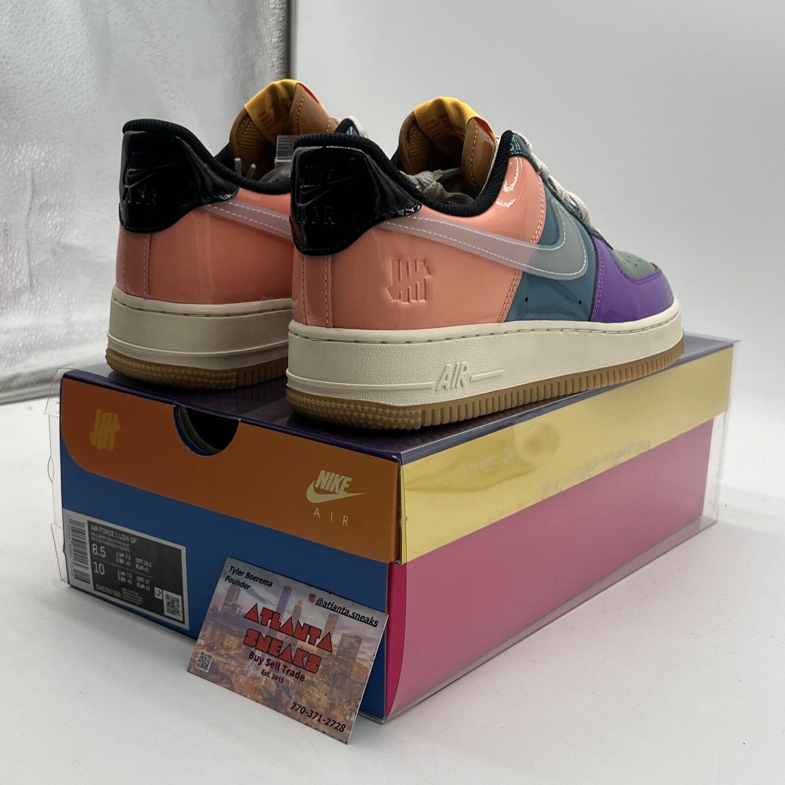 Size 8.5 - Nike Undefeated x Air Force 1 Low Celestine Blue (DV5255-500)