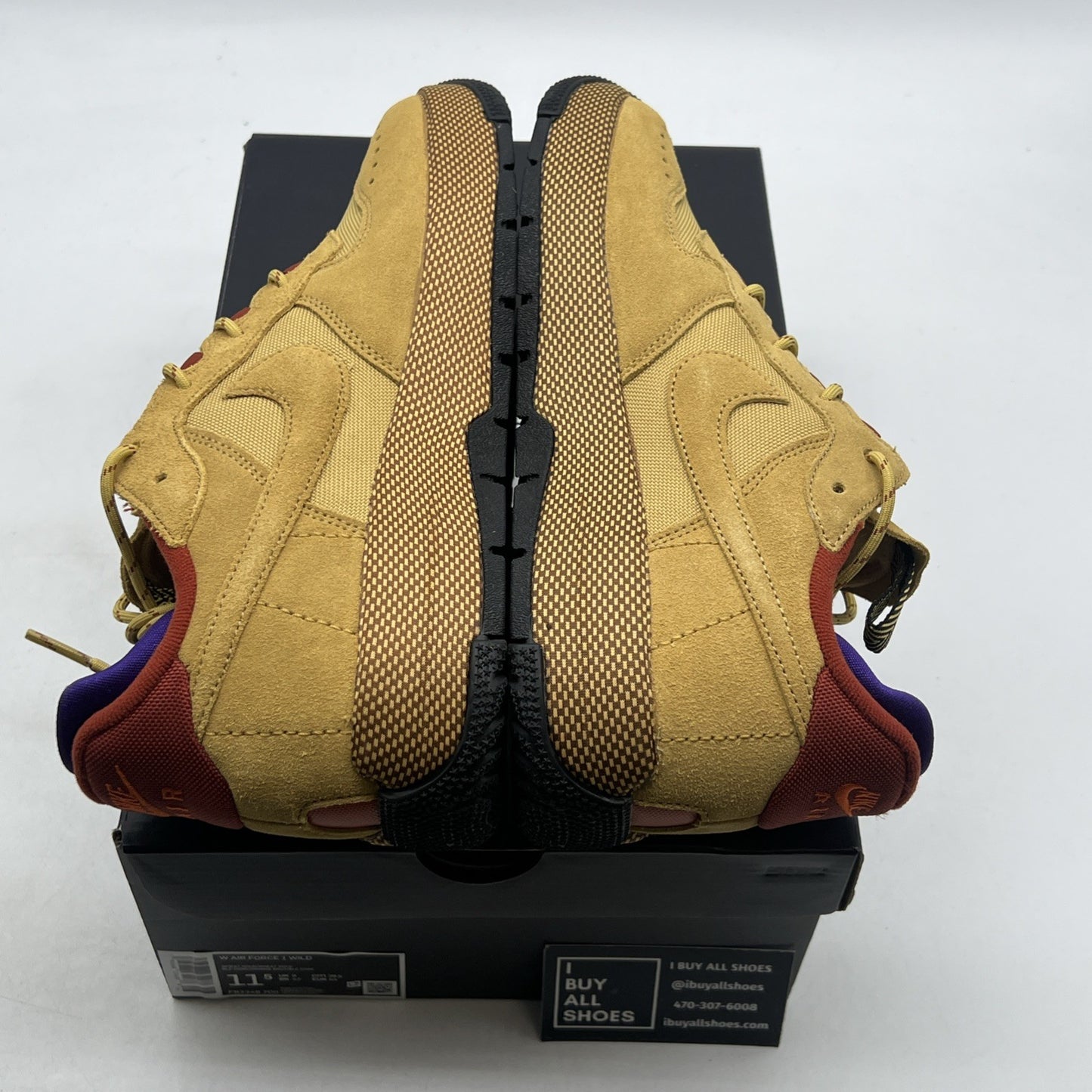 Size 11.5 - Nike Air Force 1 Wild Wheat Gold W (FB2348-700)