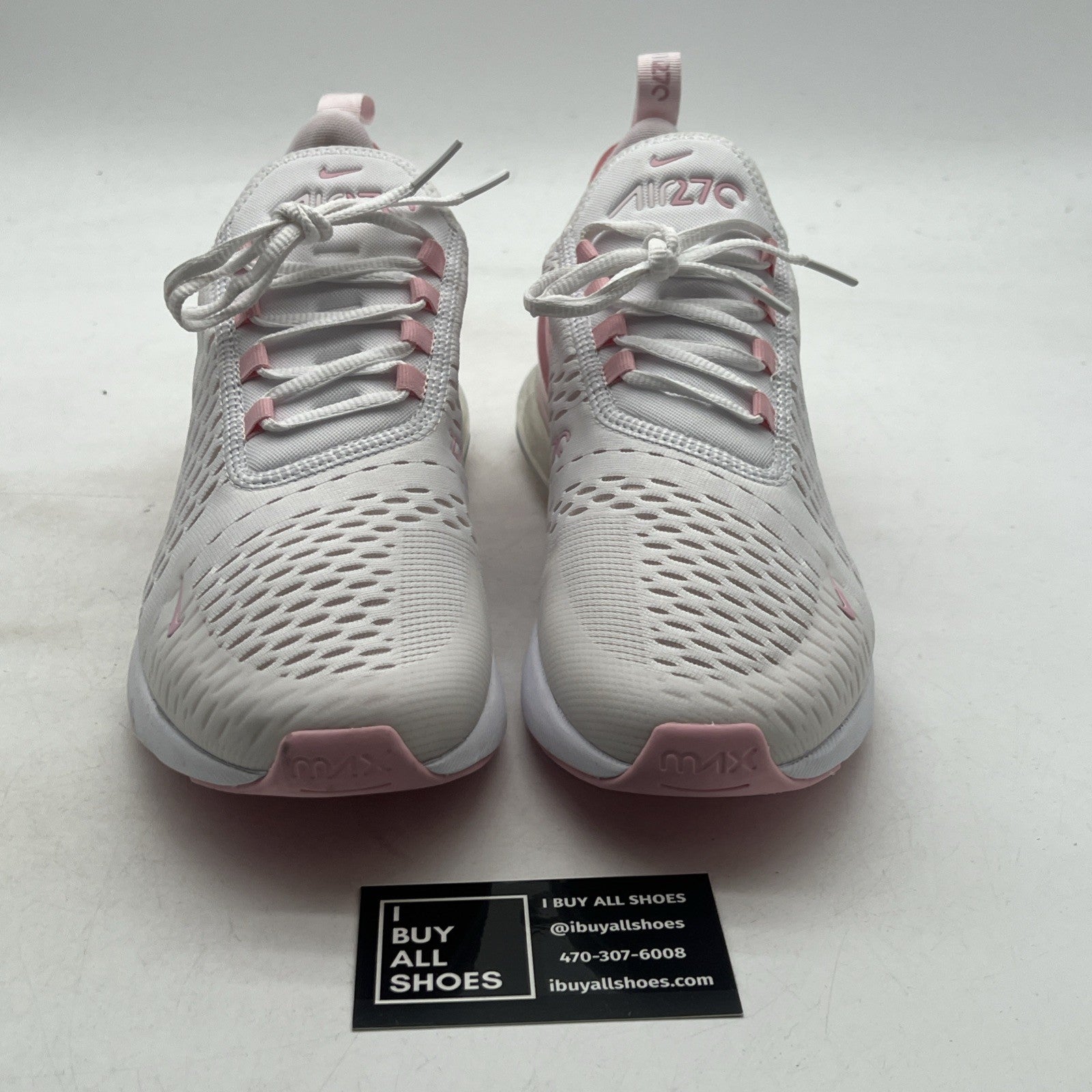 Size 12 - Nike Air Max 270 White Medium Soft Pink Pearl Pink (FJ4575-100)