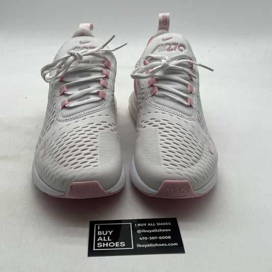 Size 12 - Nike Air Max 270 White Medium Soft Pink Pearl Pink (FJ4575-100)