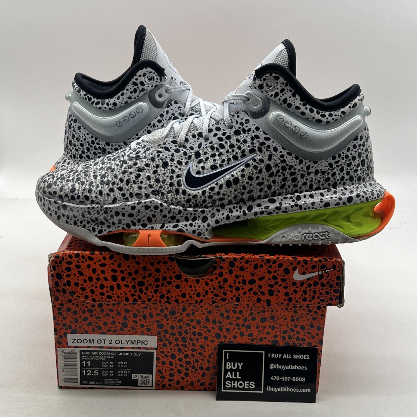 Size 11 - Nike Air Zoom GT Jump 2 Electric Pack (FV1285-900)