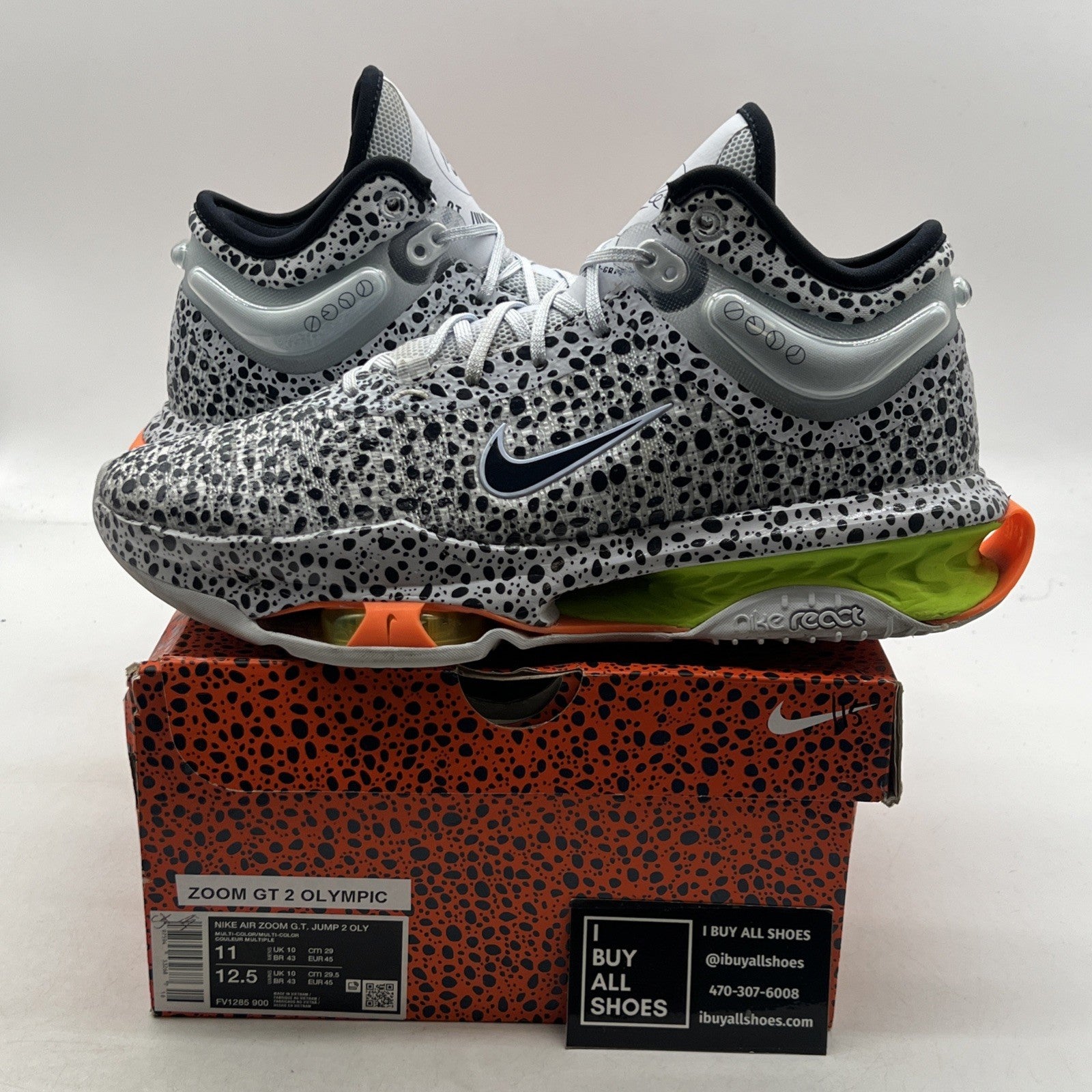 Size 11 - Nike Air Zoom GT Jump 2 Electric Pack (FV1285-900)