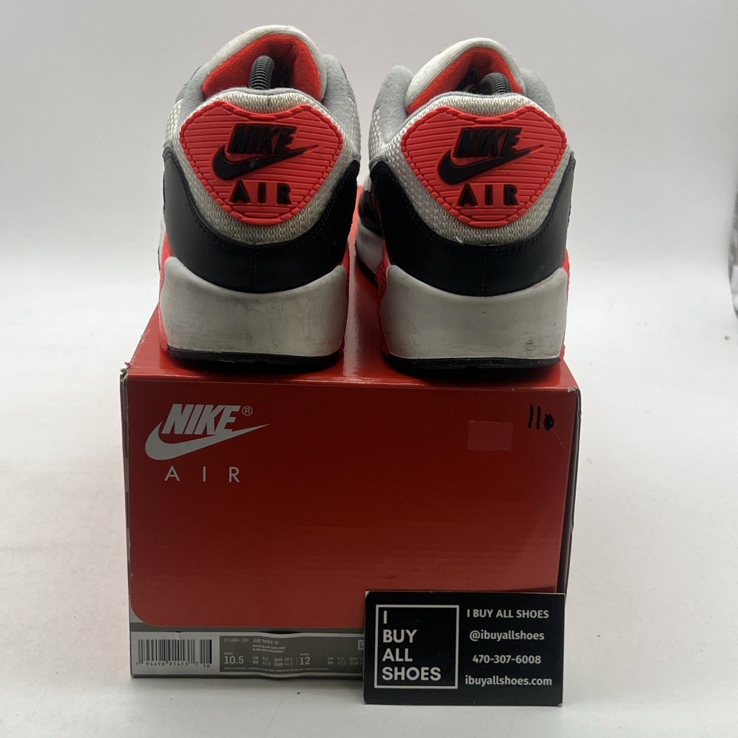 Size 10.5 - Nike Air Max 90 2020 Infrared (CT1685-100)