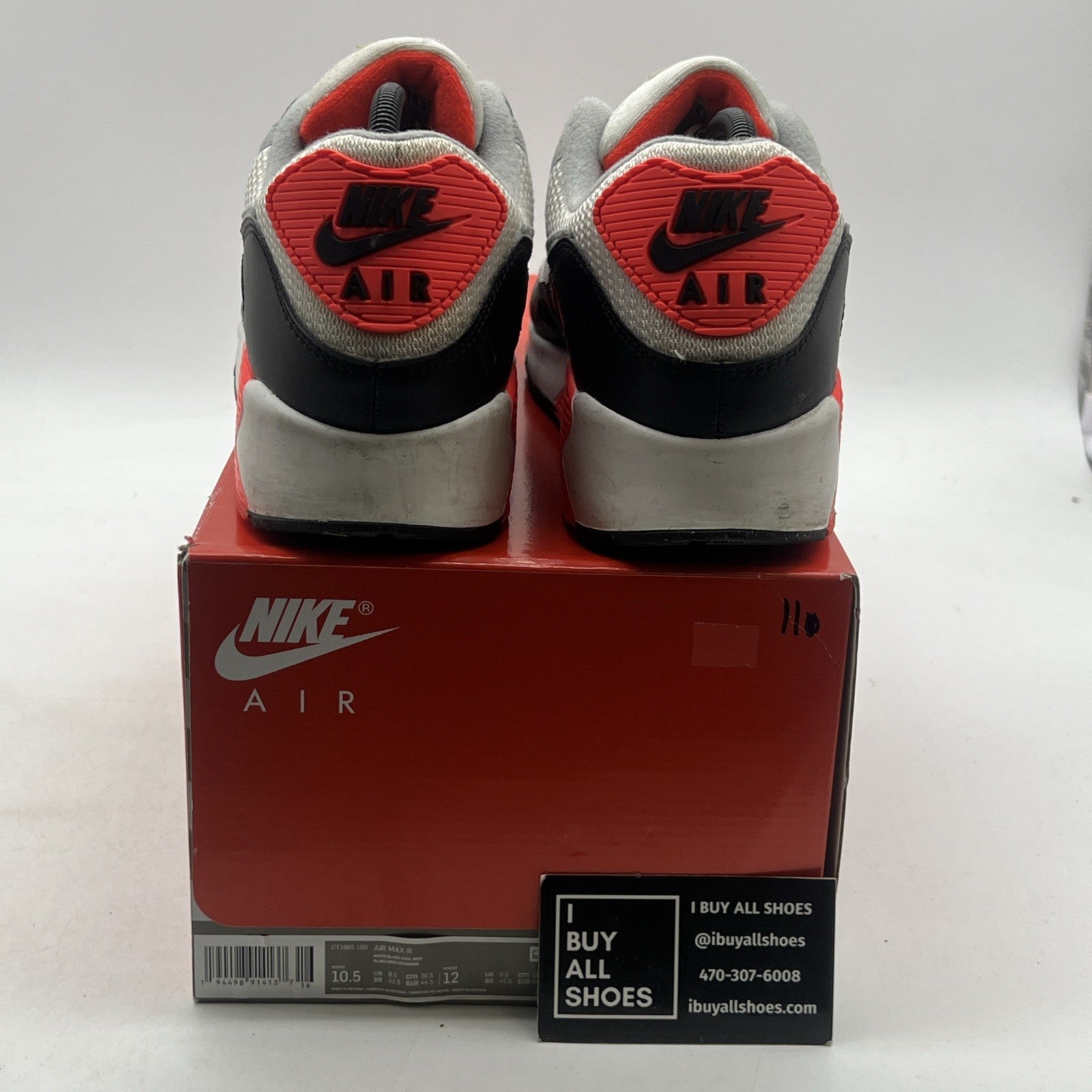 Size 10.5 - Nike Air Max 90 2020 Infrared (CT1685-100)