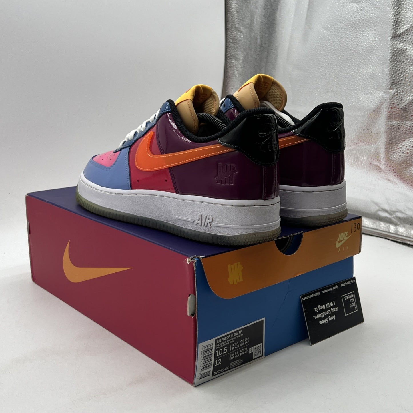 Size 10.5 - Nike Undefeated x Air Force 1 Low Total Orange (DV5255-400)