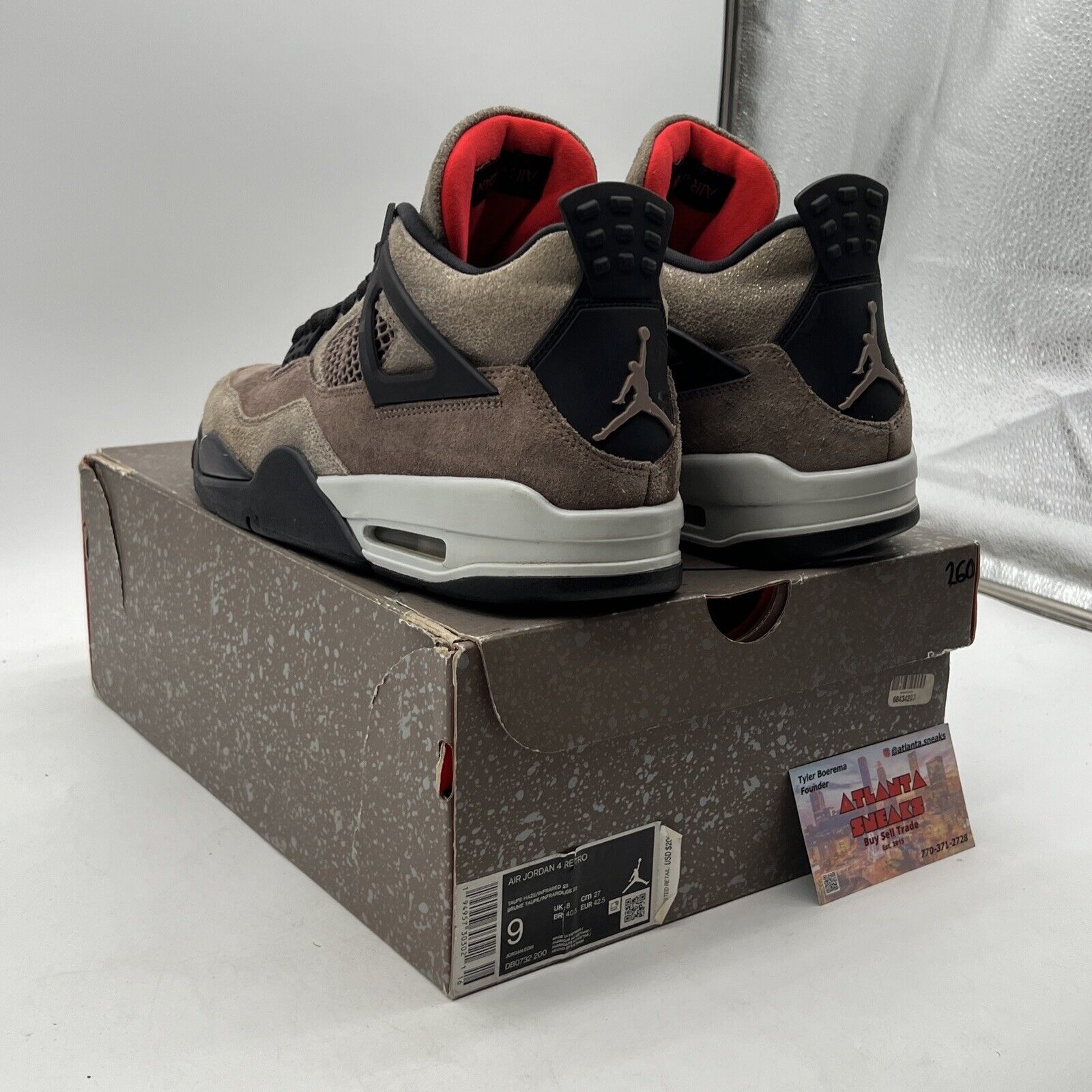 Size 9 - Jordan 4 Retro Mid Taupe Haze (DB0732-200)