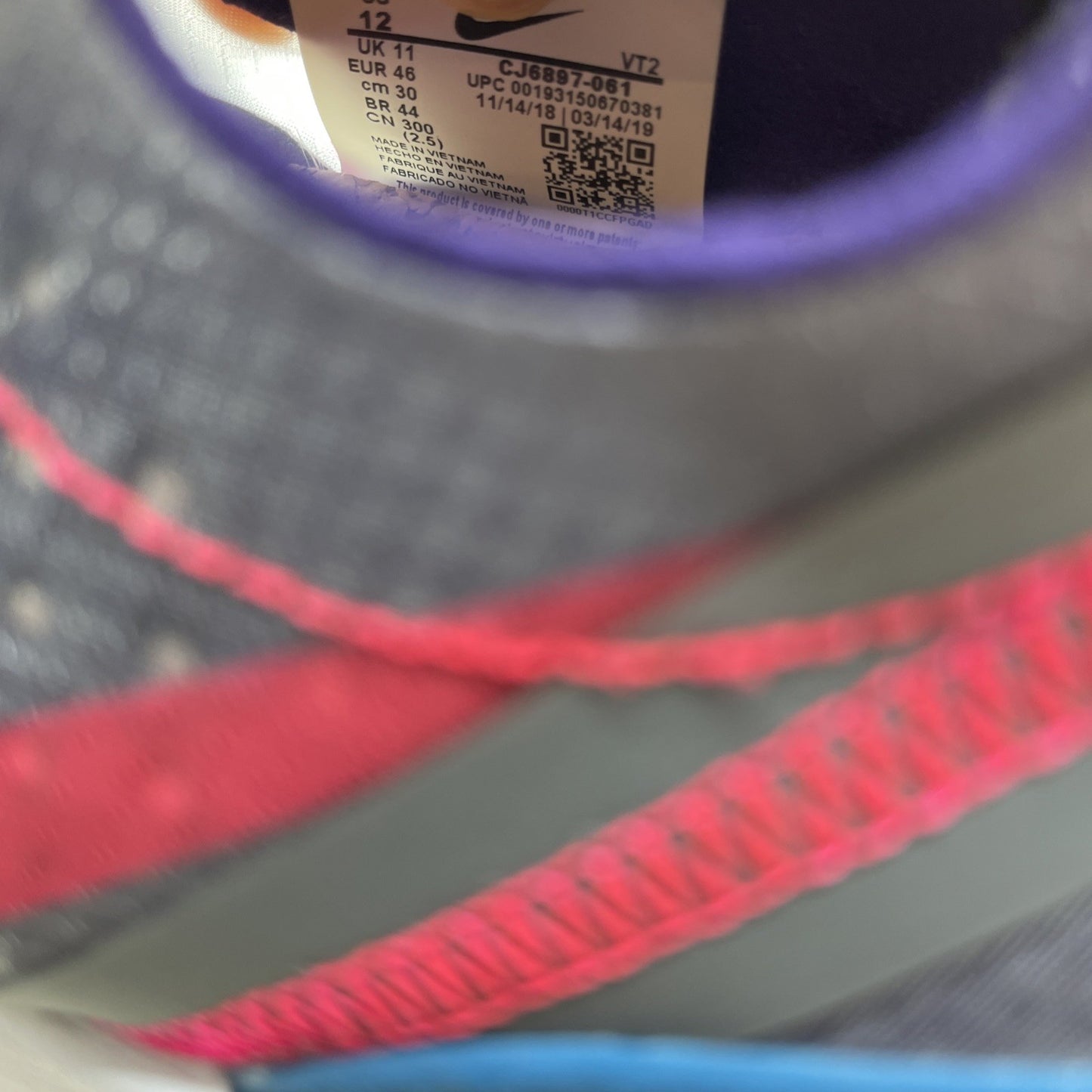 Size 12 - Nike React Element 87 Red Orbit (CJ6897-061)