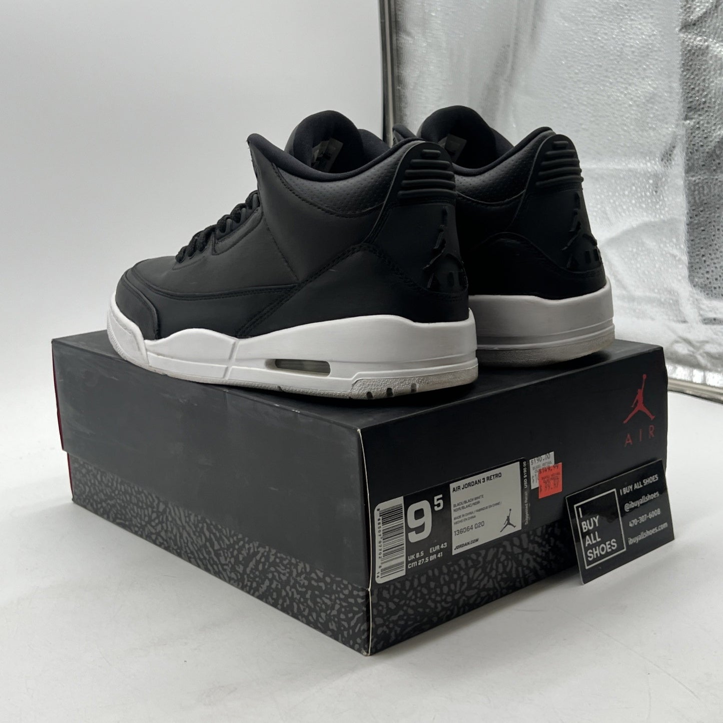 Size 9.5 - Air Jordan 3 Retro Cyber Monday (136064-020)