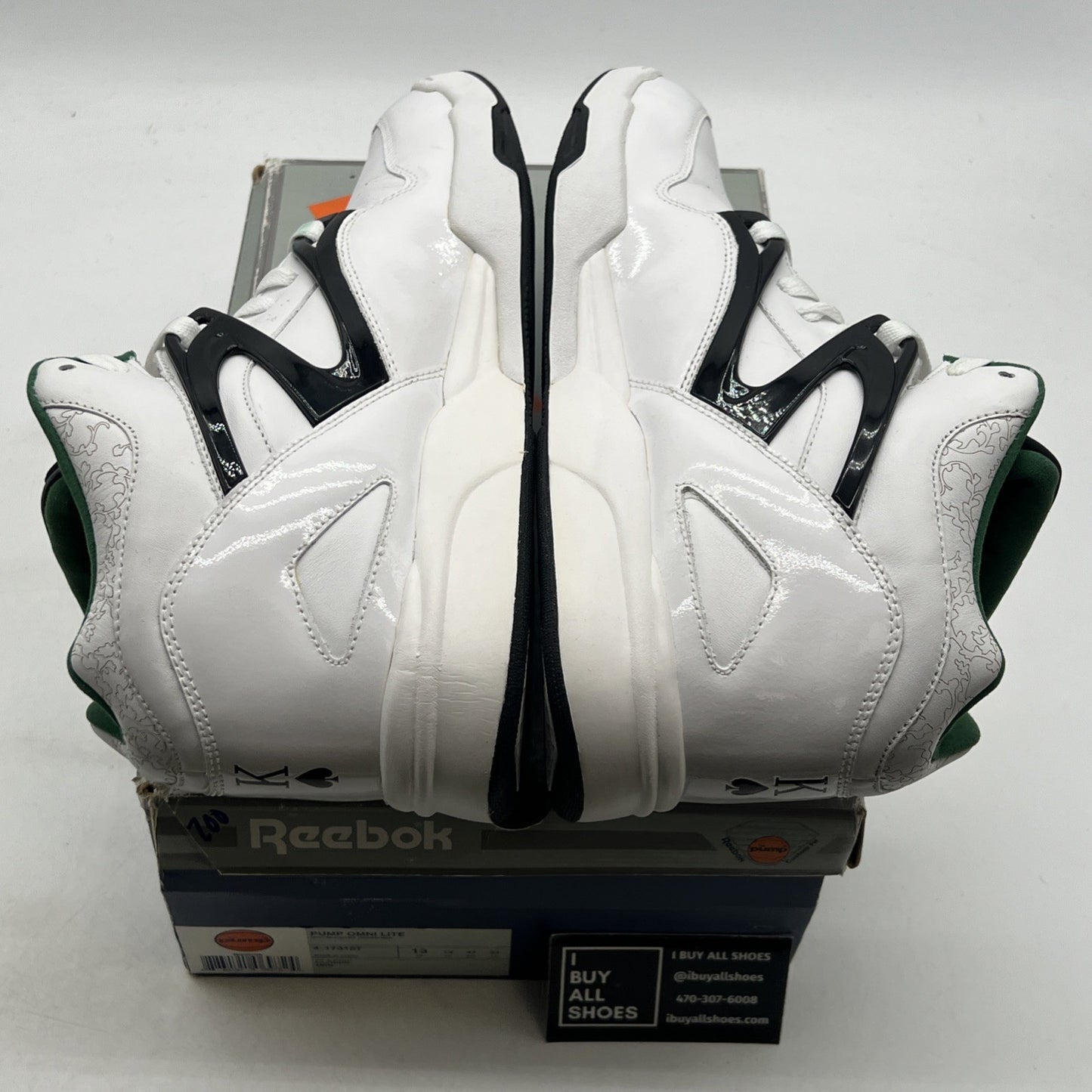 Size 13 - Reebok Pump Omni Lite King Of Spades Royal Flush Pack (4-173157)