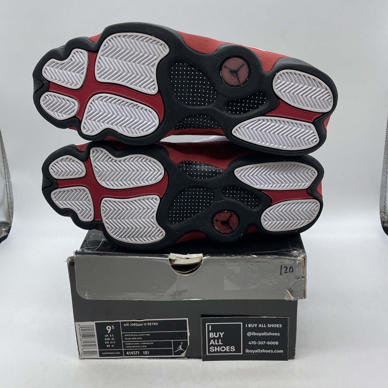 Size 9.5 - Air Jordan 13 Retro 2010 Cherry (414571-101)