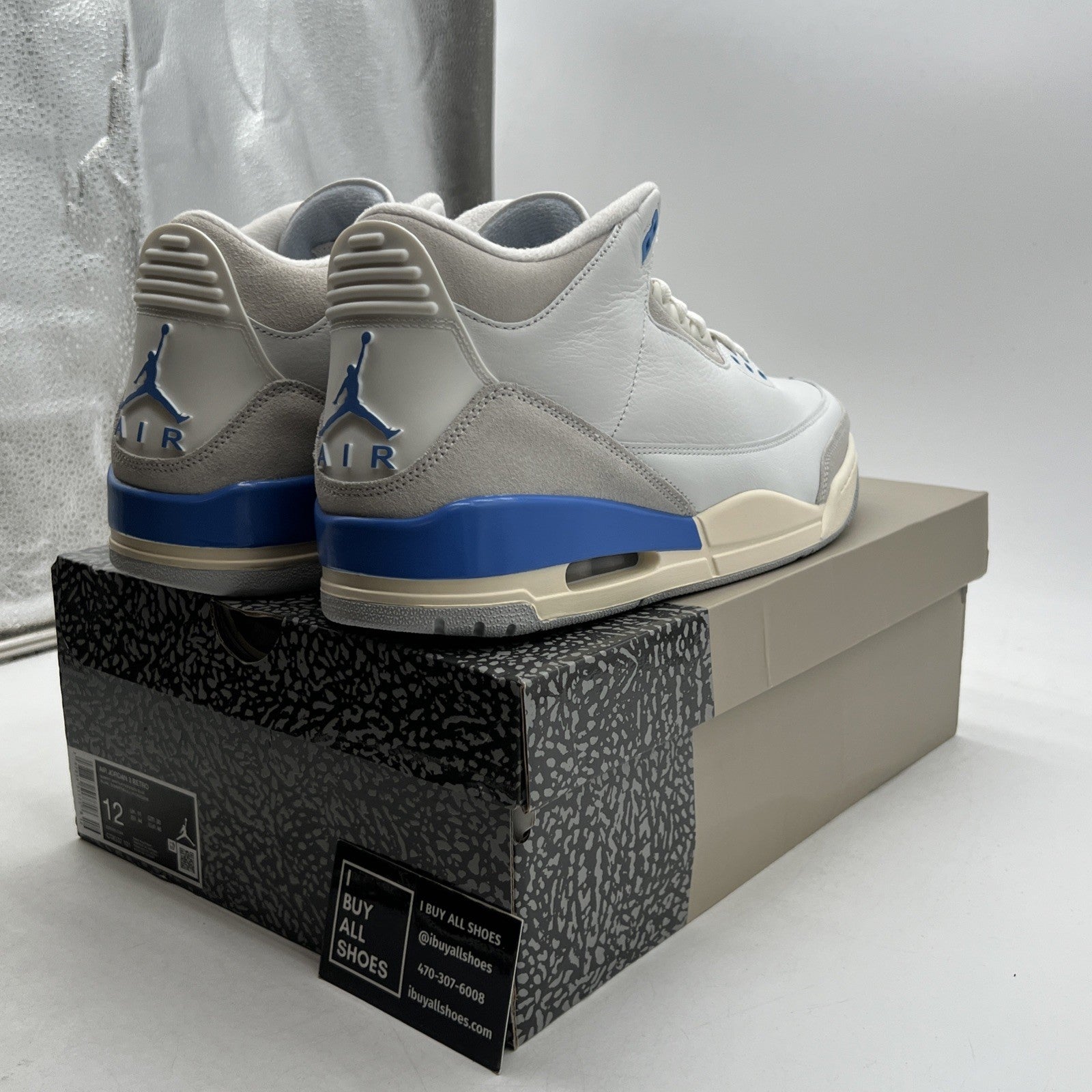 Size 12 - Air Jordan 3 Retro Lucky Shorts (CT8532-101)