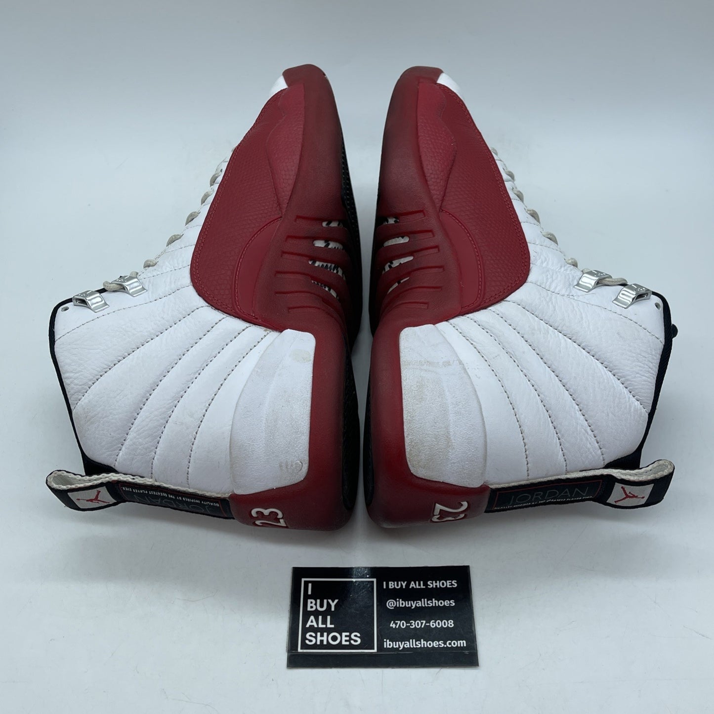 Size 10 - Jordan 12 Retro 2023 Mid Cherry Red White Black Leather (CT8013-116)