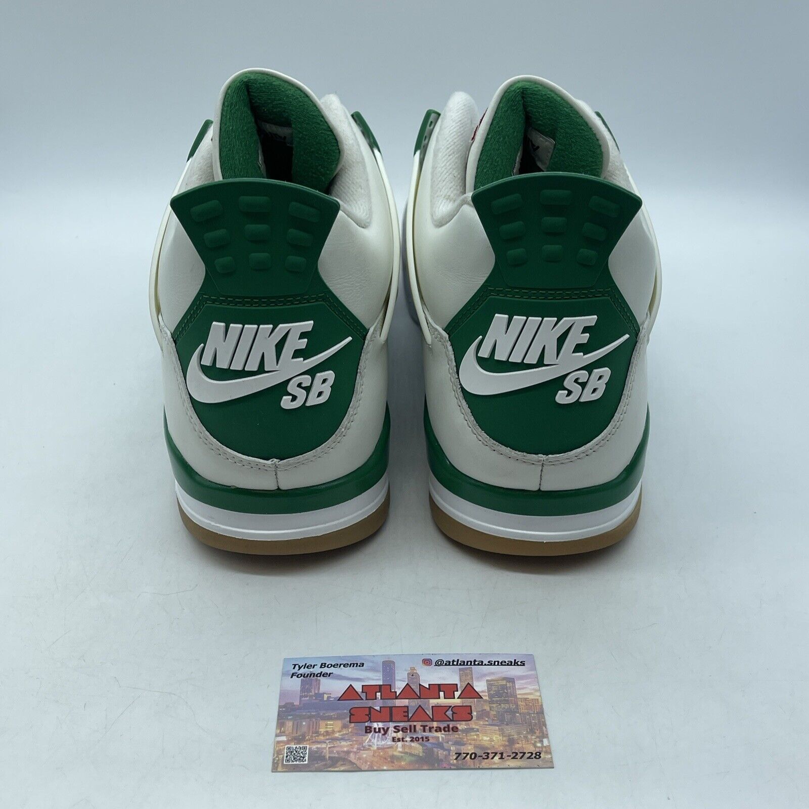 Size 13 - Jordan 4 Retro SP x Nike SB Mid Pine Green Suede Leather (DR5415-103)